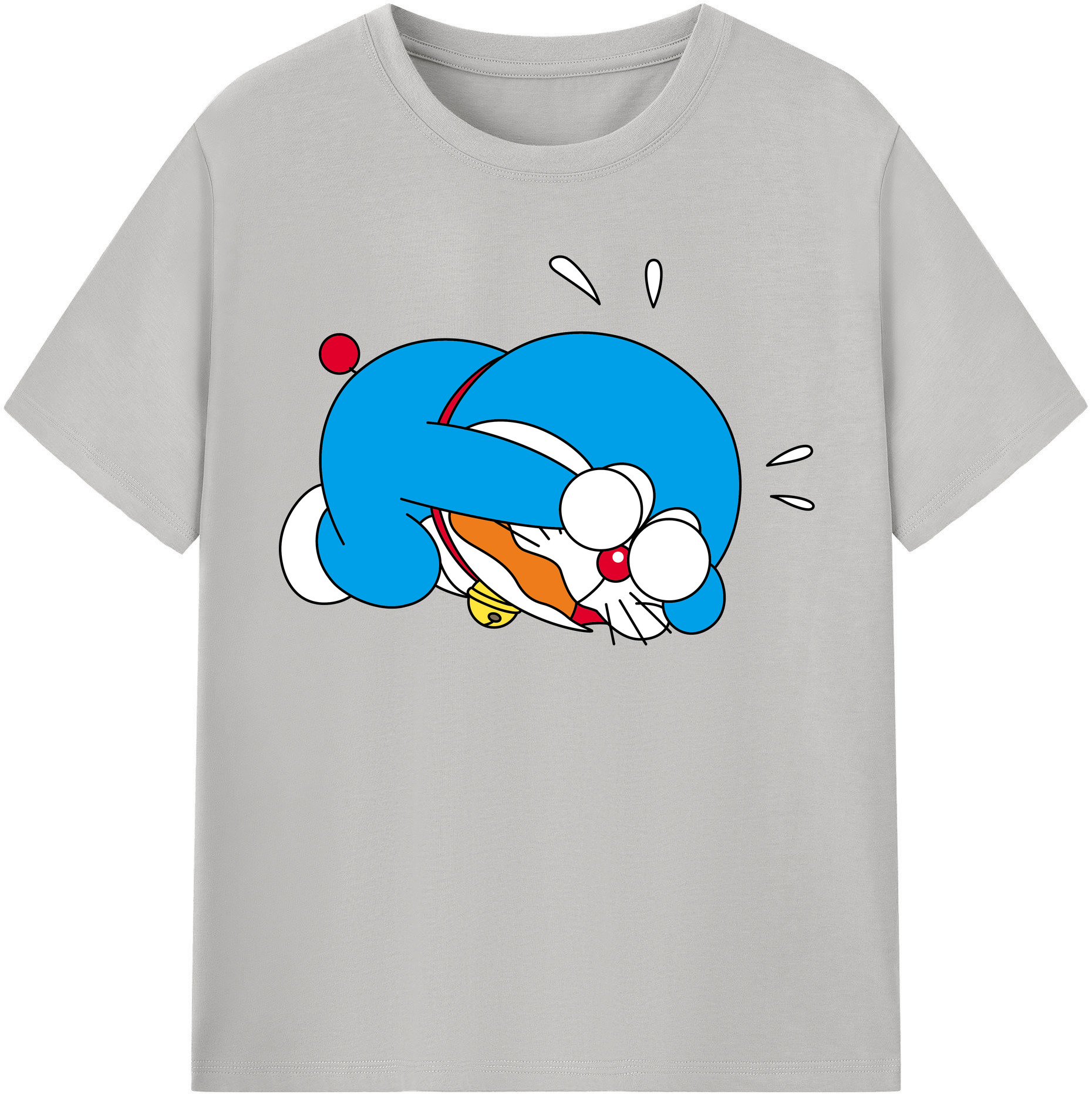 （画像用） ドラえもん Doraemon 綿100％半袖Tシャツ（フロントプリント）