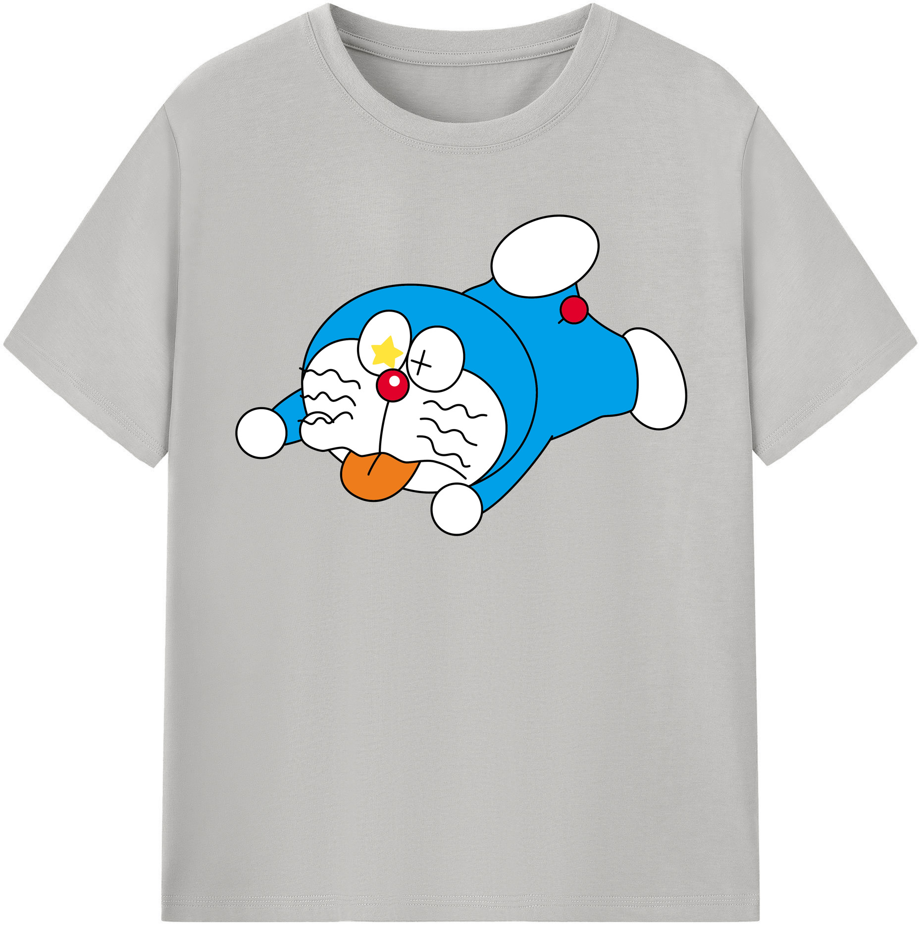 （画像用） ドラえもん Doraemon 綿100％半袖Tシャツ（フロントプリント）