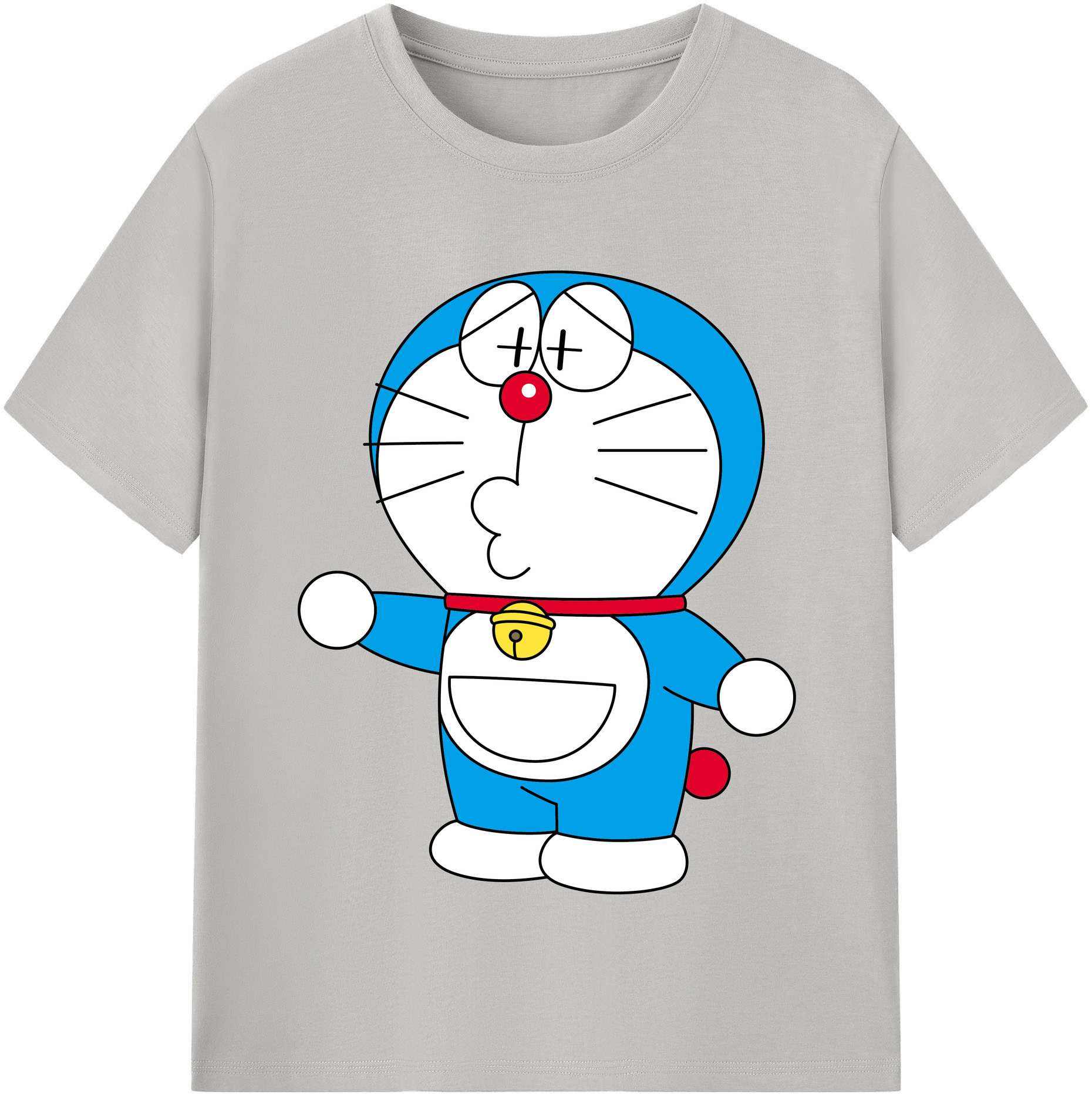 （画像用） ドラえもん Doraemon 綿100％半袖Tシャツ（フロントプリント）