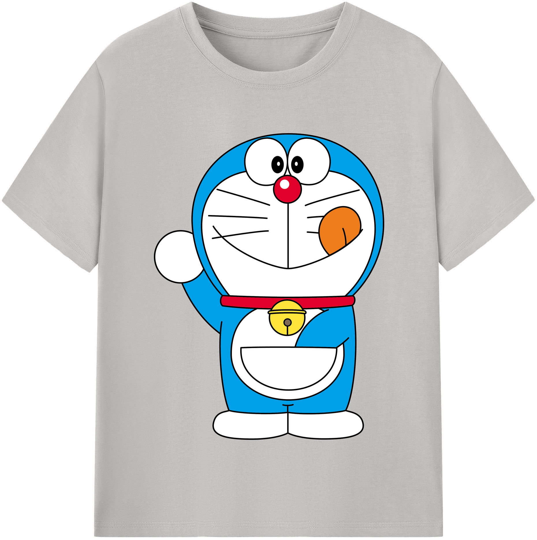 （画像用） ドラえもん Doraemon 綿100％半袖Tシャツ（フロントプリント）