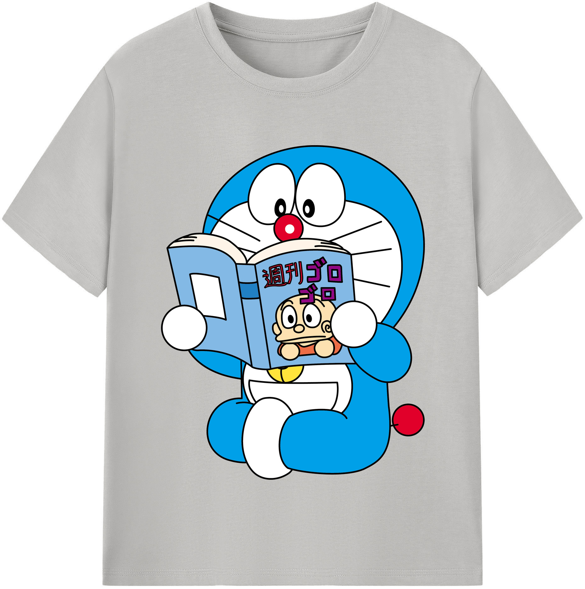 （画像用） ドラえもん Doraemon 綿100％半袖Tシャツ（フロントプリント）
