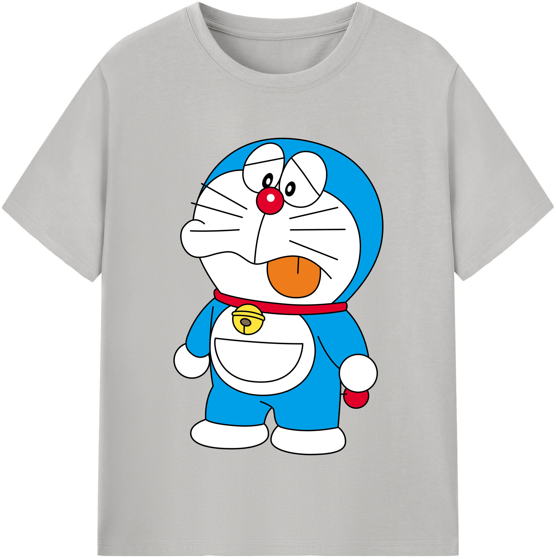 （画像用） ドラえもん Doraemon 綿100％半袖Tシャツ（フロントプリント）