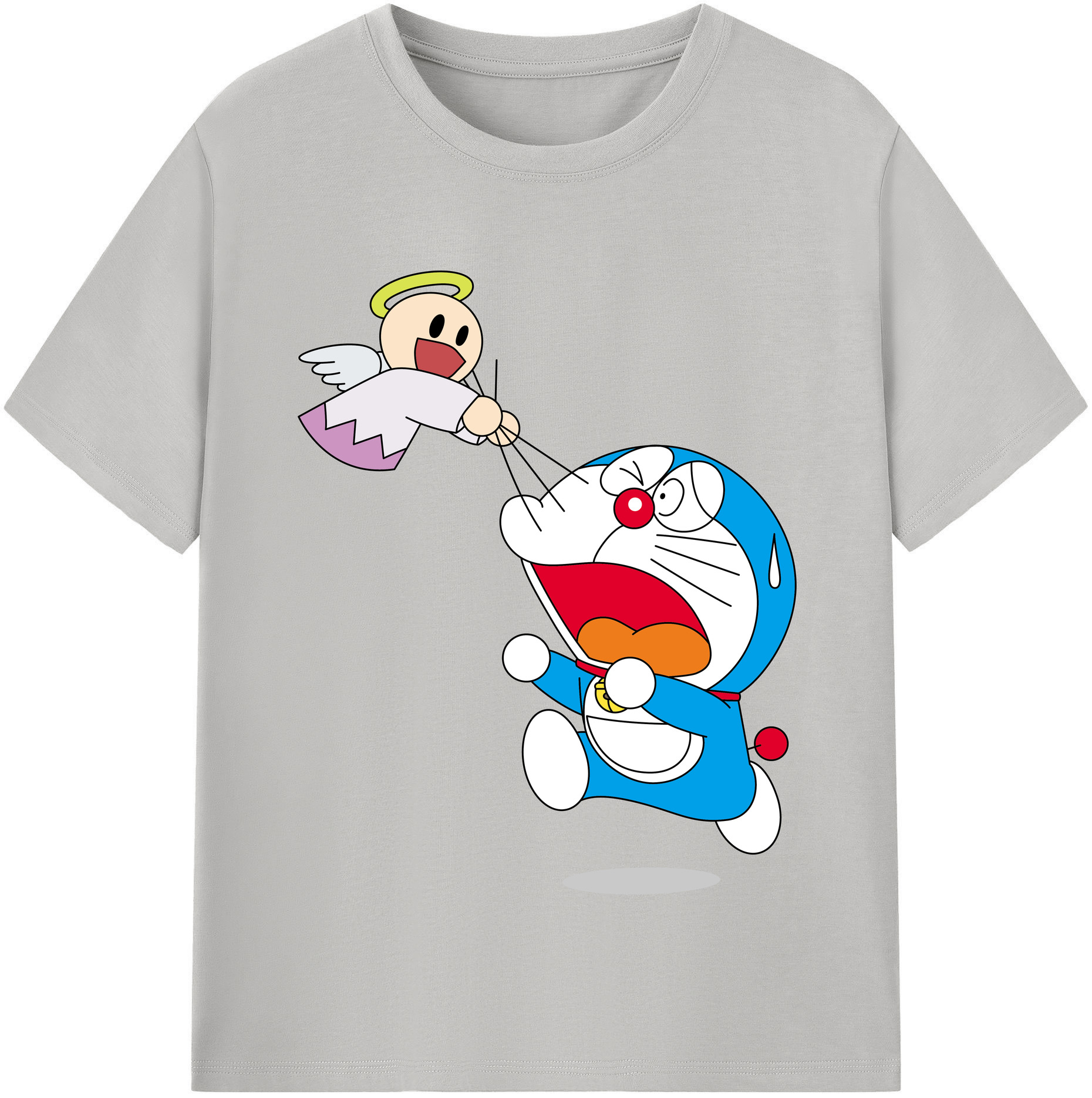 （画像用） ドラえもん Doraemon 綿100％半袖Tシャツ（フロントプリント）