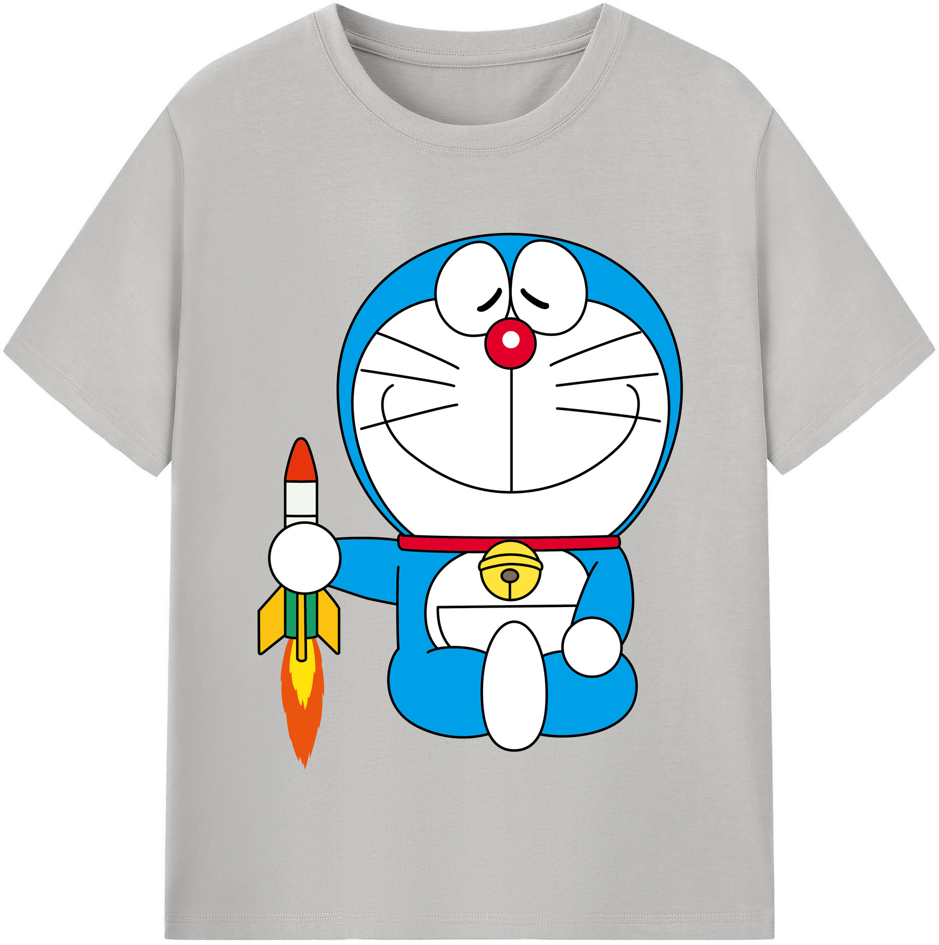 （画像用） ドラえもん Doraemon 綿100％半袖Tシャツ（フロントプリント）