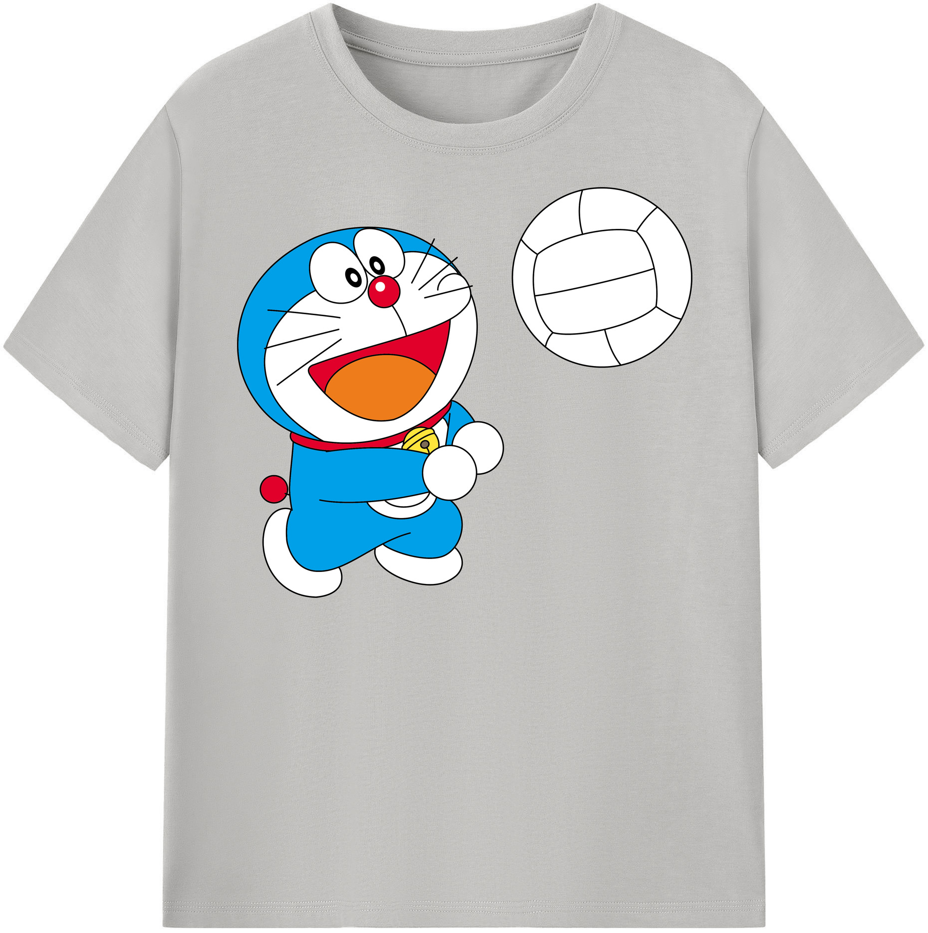 （画像用） ドラえもん Doraemon 綿100％半袖Tシャツ（フロントプリント）
