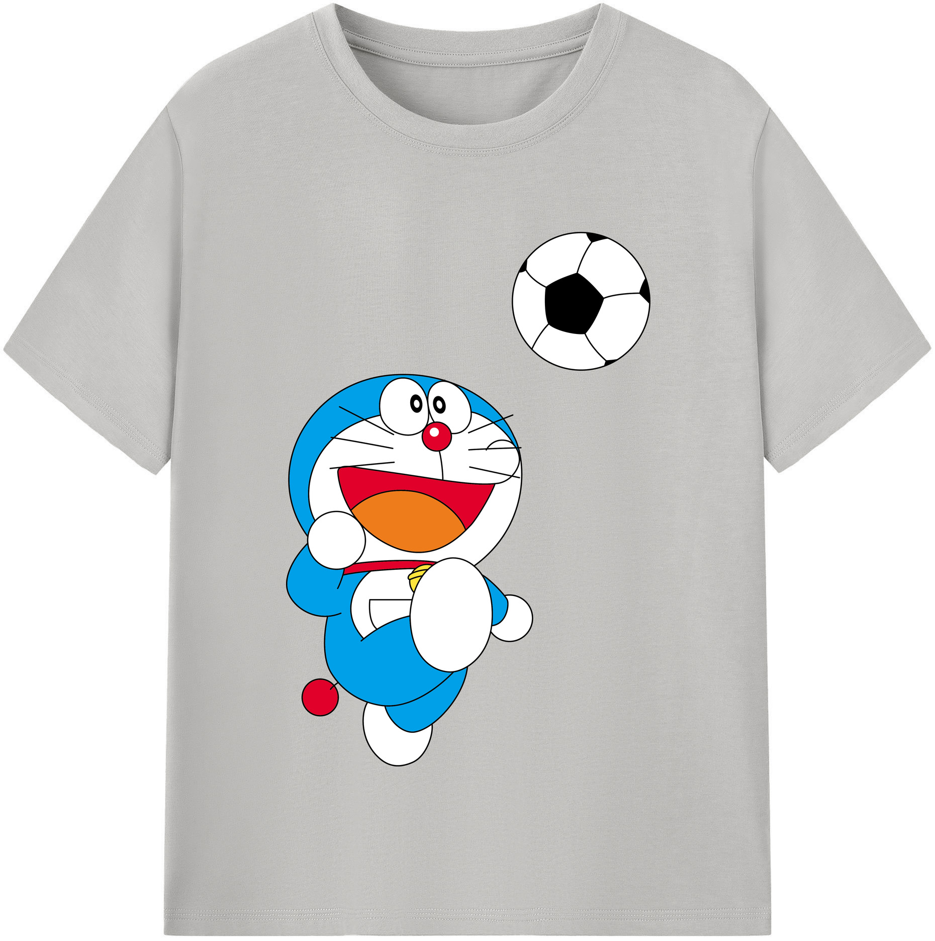 （画像用） ドラえもん Doraemon 綿100％半袖Tシャツ（フロントプリント）