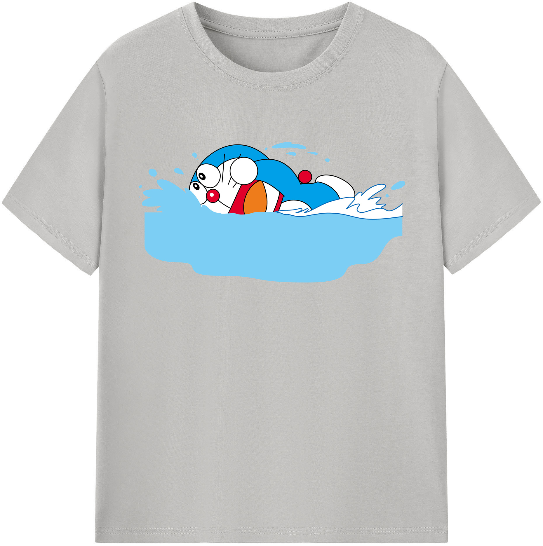 （画像用） ドラえもん Doraemon 綿100％半袖Tシャツ（フロントプリント）