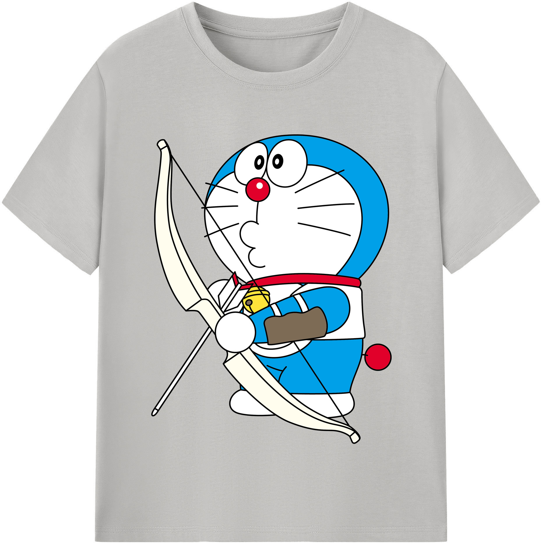 （画像用） ドラえもん Doraemon 綿100％半袖Tシャツ（フロントプリント）