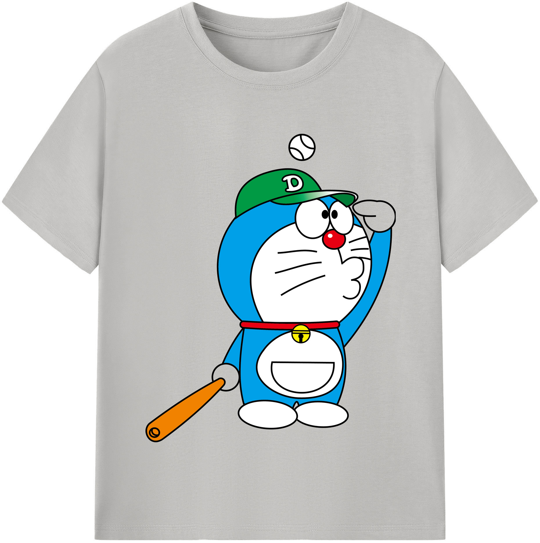 （画像用） ドラえもん Doraemon 綿100％半袖Tシャツ（フロントプリント）