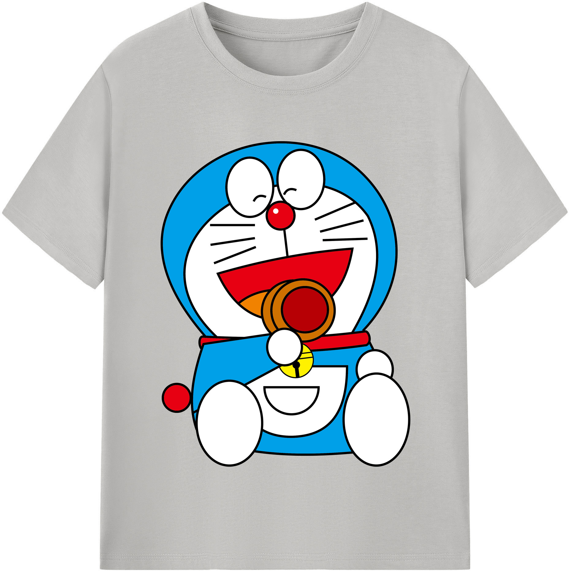 （画像用） ドラえもん Doraemon 綿100％半袖Tシャツ（フロントプリント）