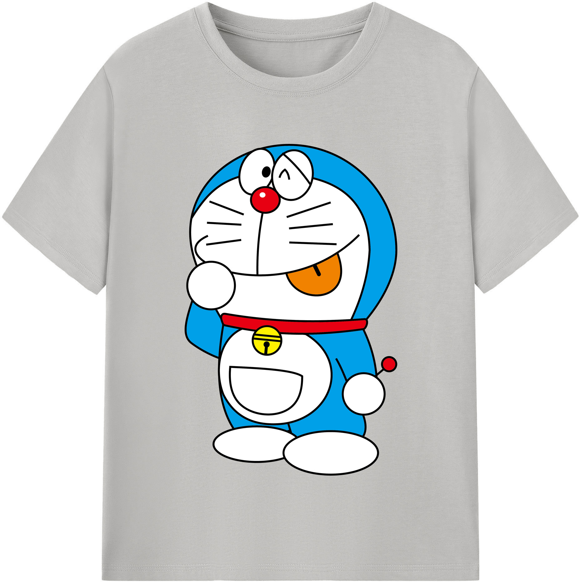 （画像用） ドラえもん Doraemon 綿100％半袖Tシャツ（フロントプリント）