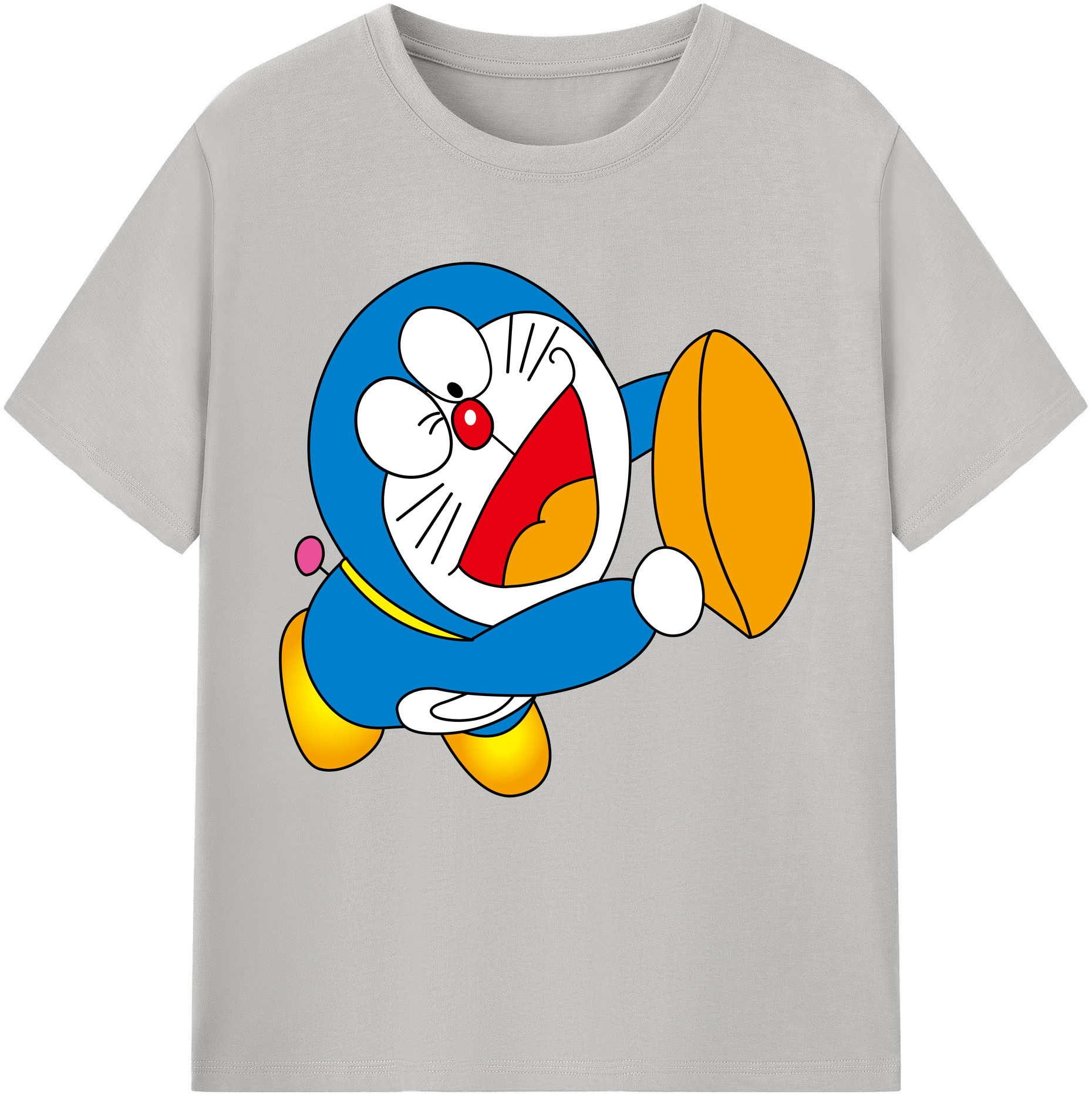 （画像用） ドラえもん Doraemon 綿100％半袖Tシャツ（フロントプリント）