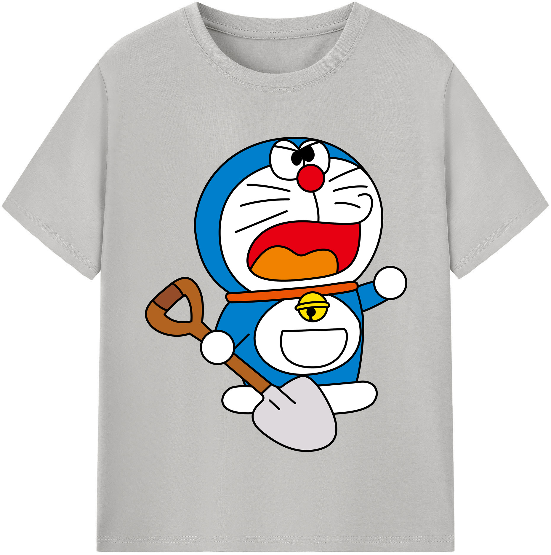 （画像用） ドラえもん Doraemon 綿100％半袖Tシャツ（フロントプリント）