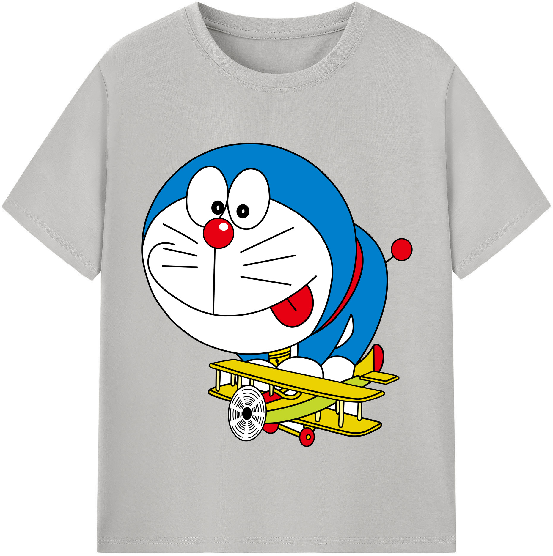 （画像用） ドラえもん Doraemon 綿100％半袖Tシャツ（フロントプリント）