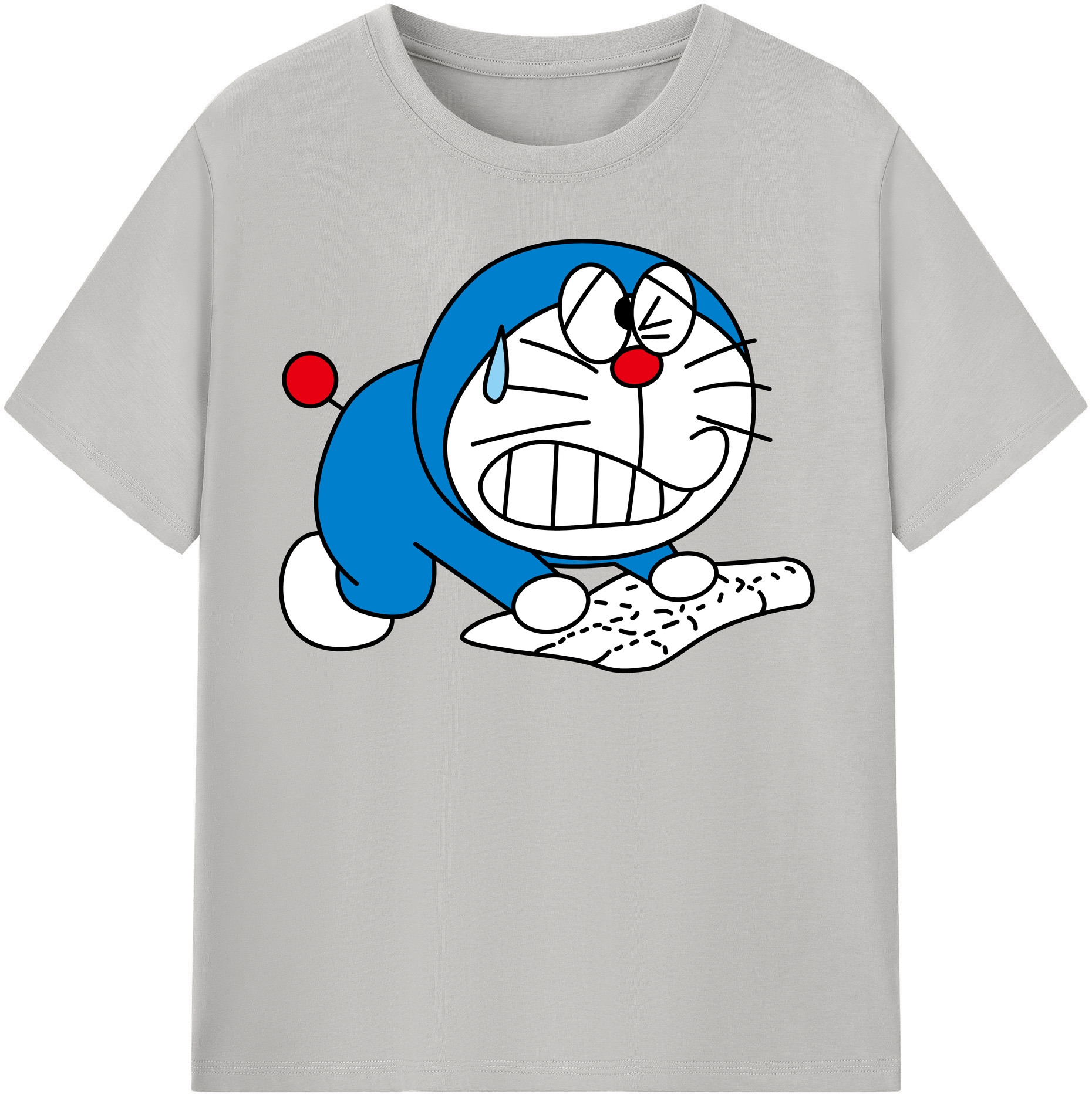 （画像用） ドラえもん Doraemon 綿100％半袖Tシャツ（フロントプリント）