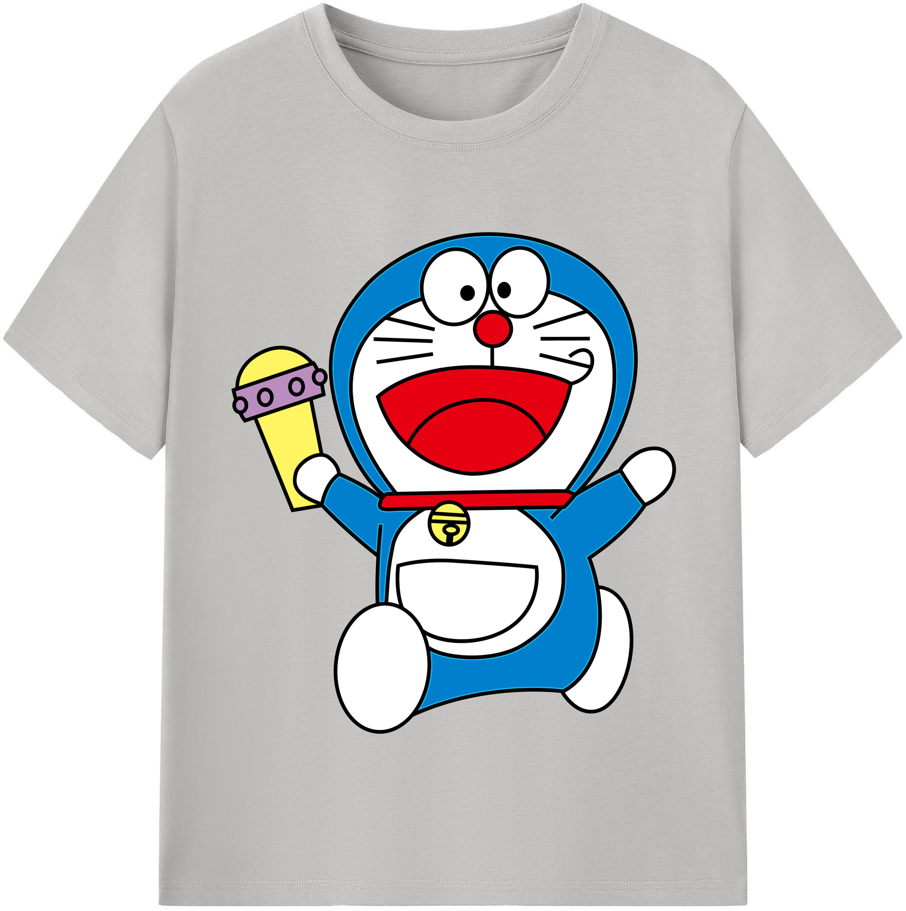 （画像用） ドラえもん Doraemon 綿100％半袖Tシャツ（フロントプリント）
