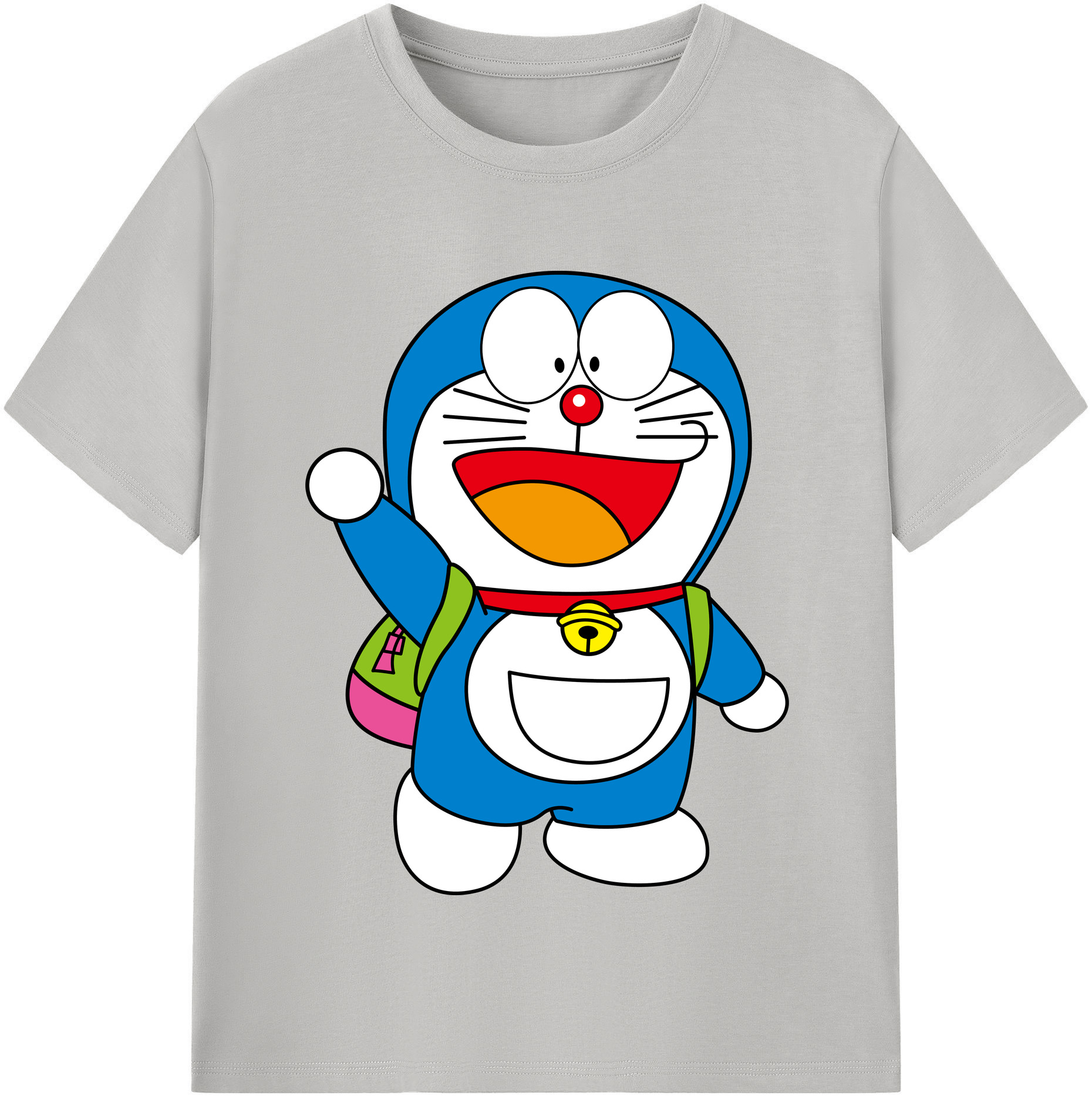 （画像用） ドラえもん Doraemon 綿100％半袖Tシャツ（フロントプリント）
