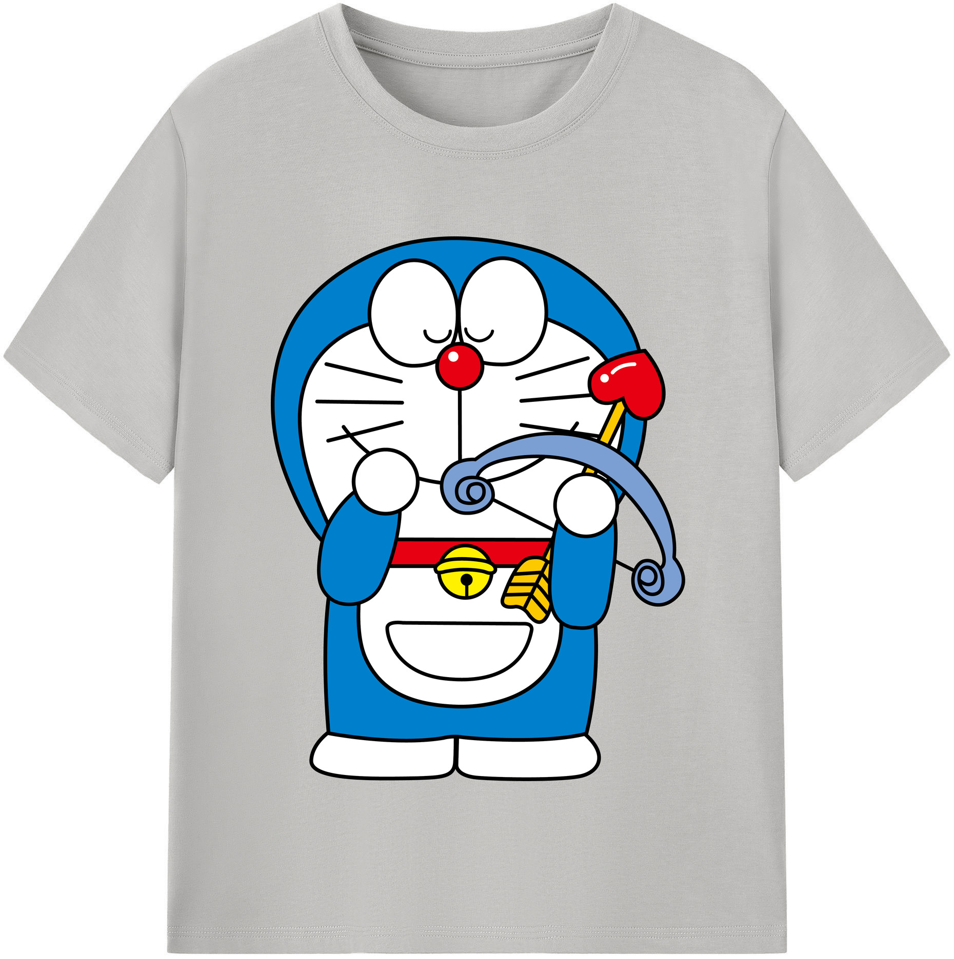（画像用） ドラえもん Doraemon 綿100％半袖Tシャツ（フロントプリント）