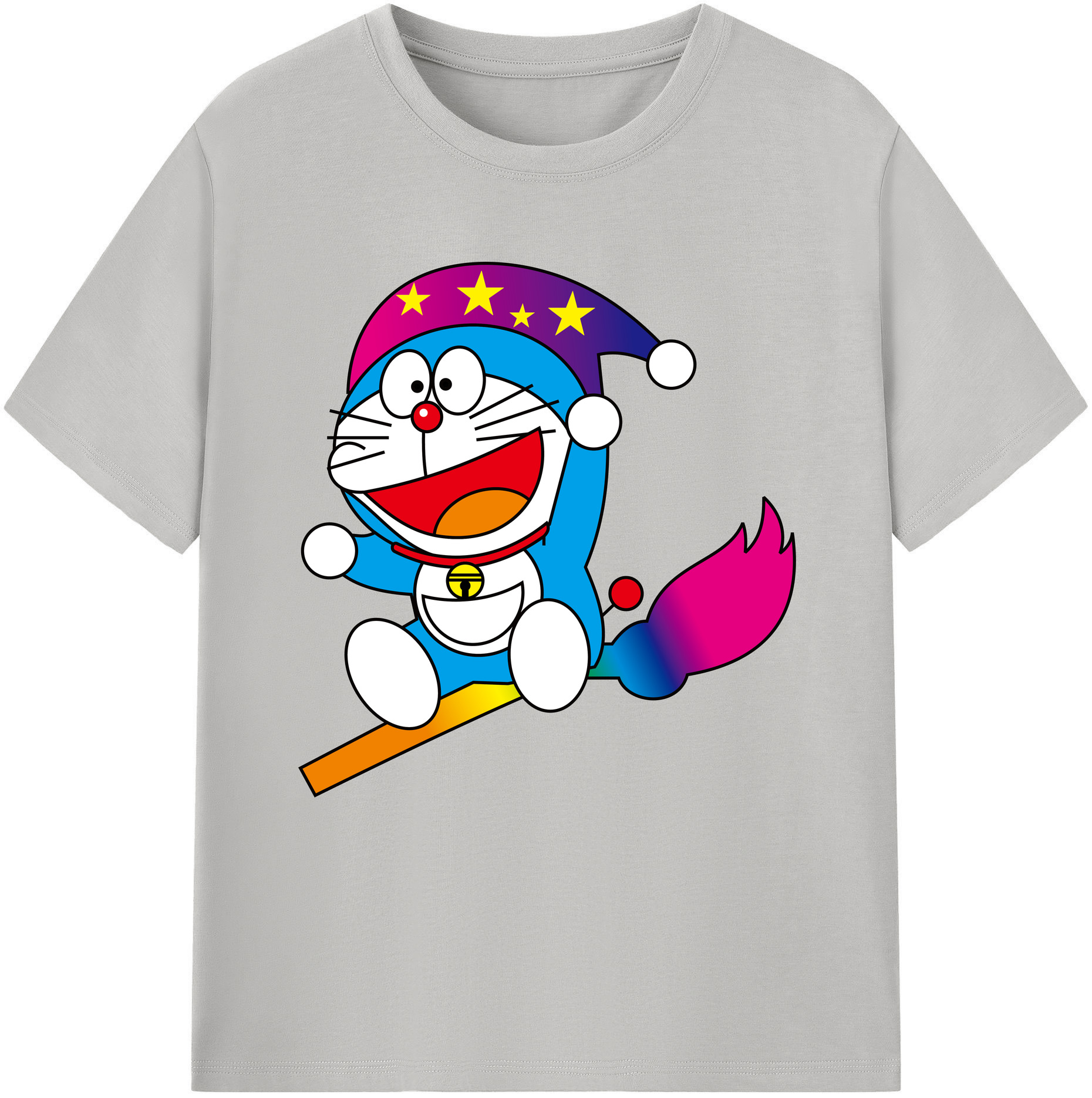 （画像用） ドラえもん Doraemon 綿100％半袖Tシャツ（フロントプリント）