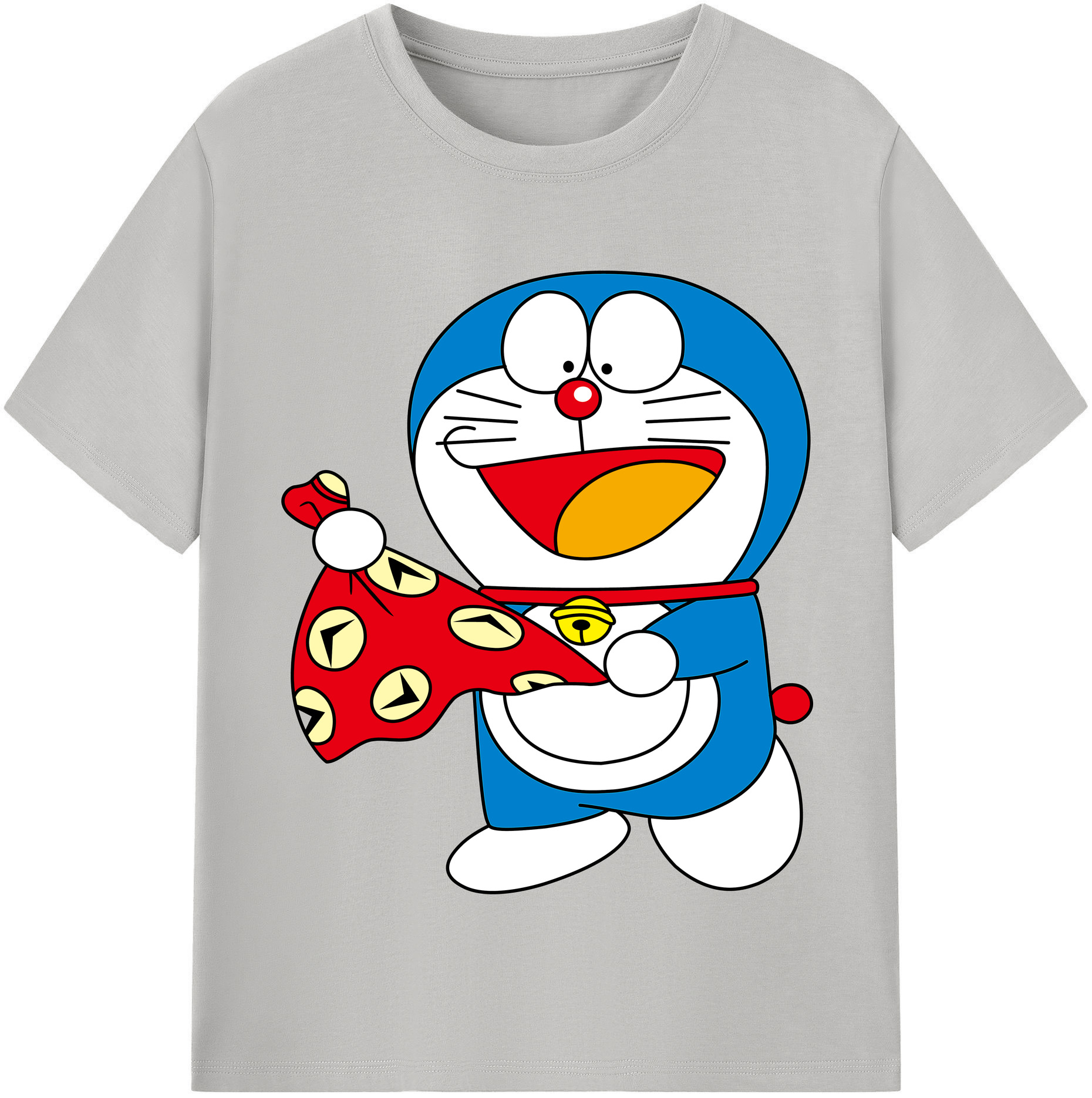 （画像用） ドラえもん Doraemon 綿100％半袖Tシャツ（フロントプリント）