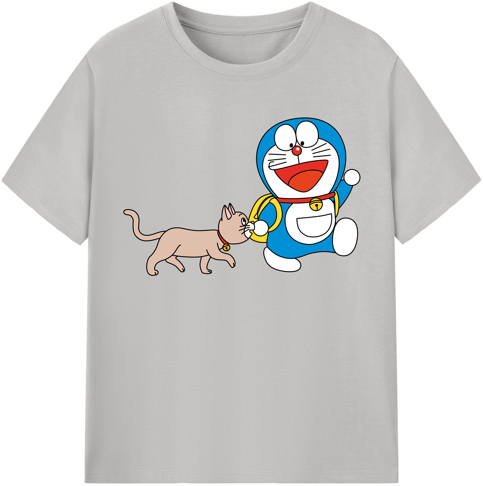 （画像用） ドラえもん Doraemon 綿100％半袖Tシャツ（フロントプリント）