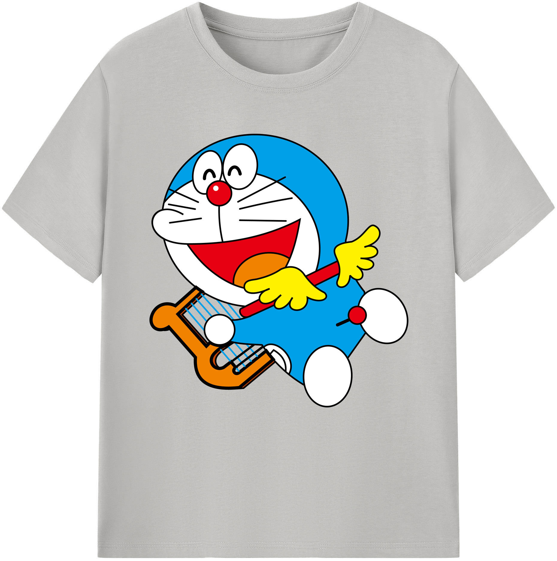 （画像用） ドラえもん Doraemon 綿100％半袖Tシャツ（フロントプリント）