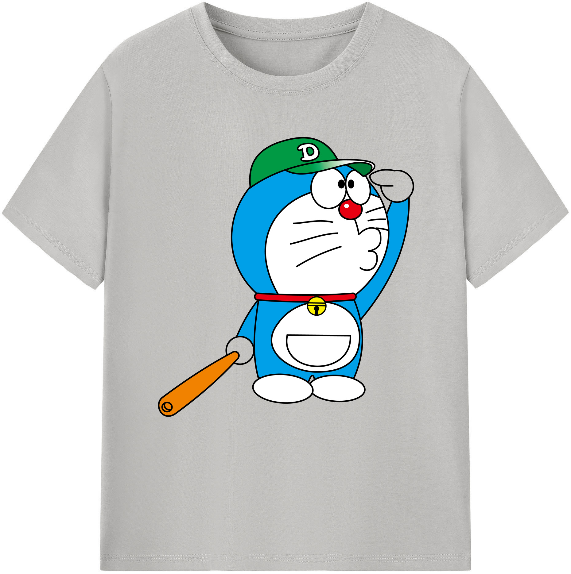 （画像用） ドラえもん Doraemon 綿100％半袖Tシャツ（フロントプリント）
