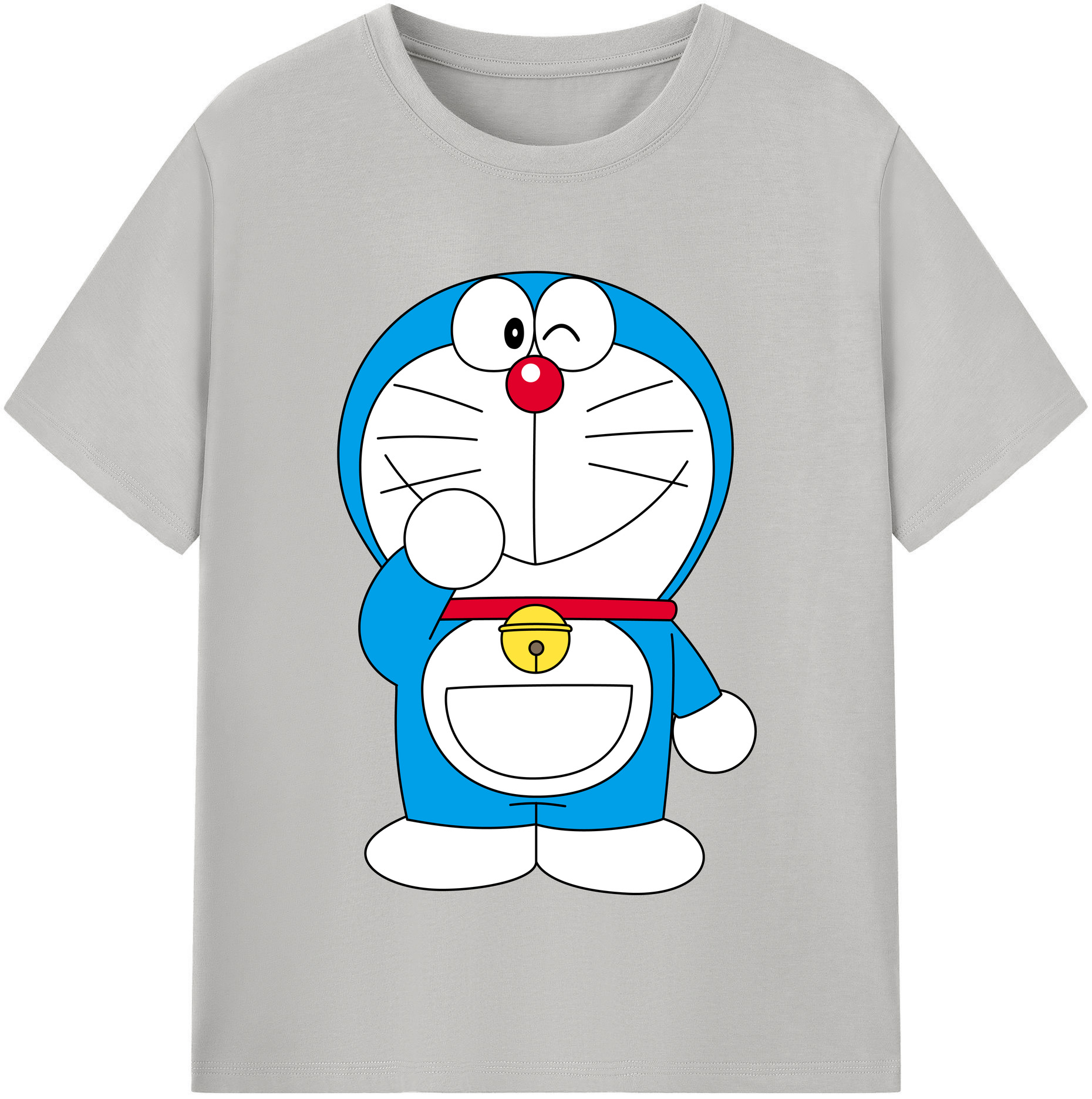（画像用） ドラえもん Doraemon 綿100％半袖Tシャツ（フロントプリント）