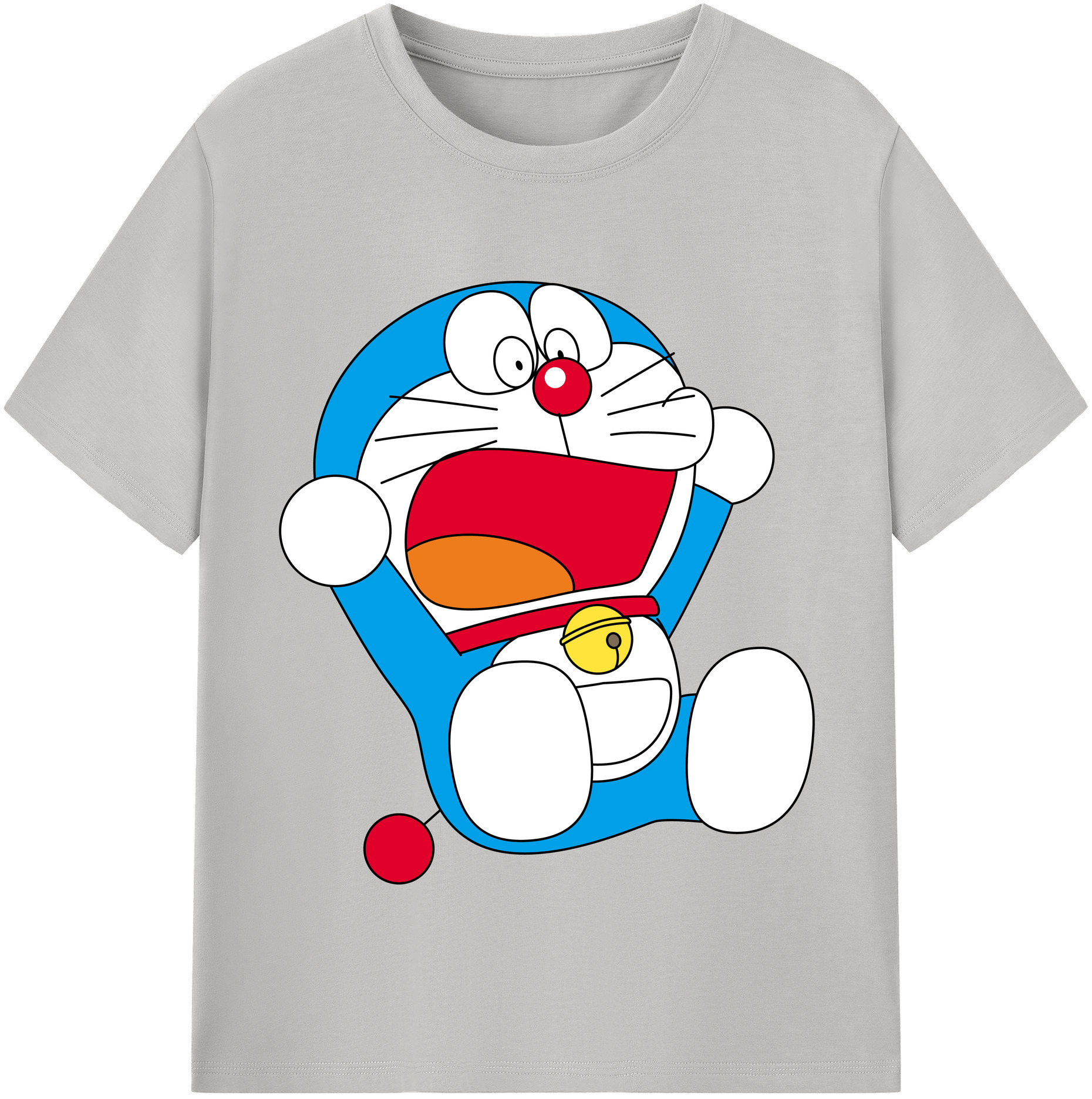 （画像用） ドラえもん Doraemon 綿100％半袖Tシャツ（フロントプリント）