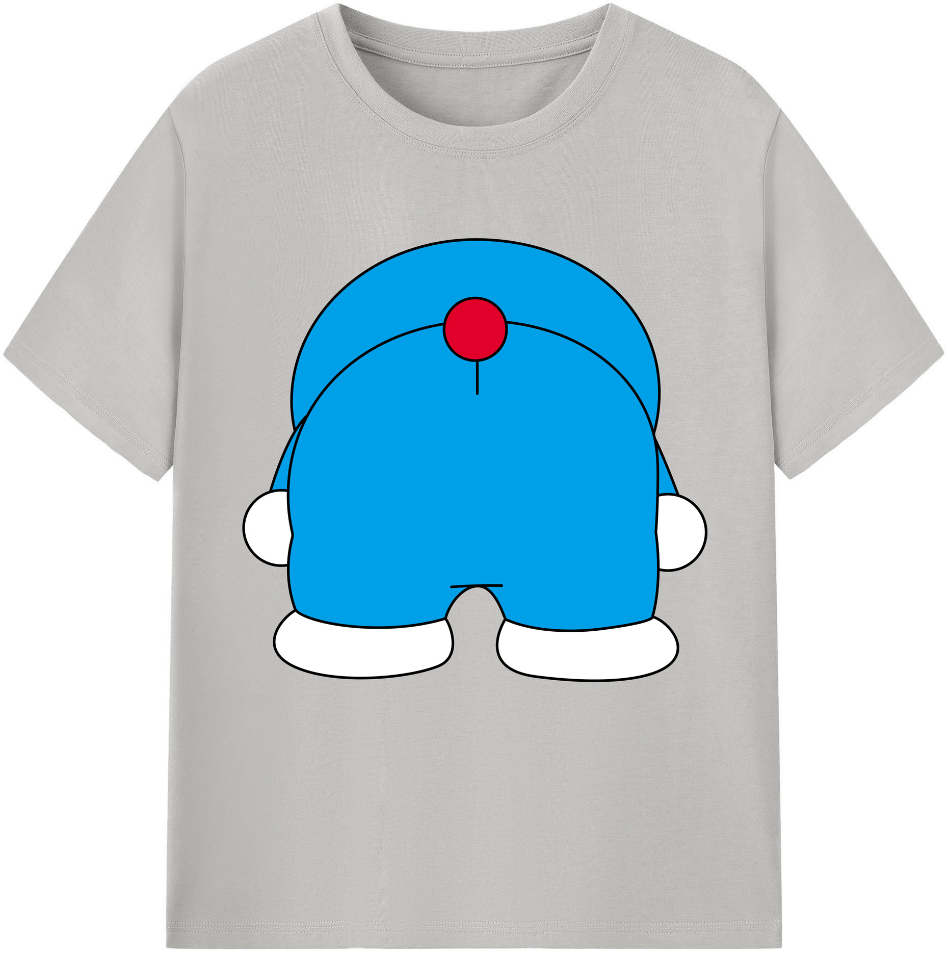 （画像用） ドラえもん Doraemon 綿100％半袖Tシャツ（フロントプリント）