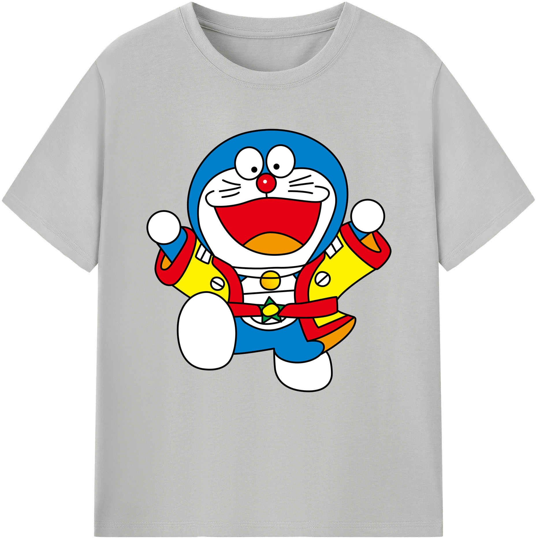 （画像用） ドラえもん Doraemon 綿100％半袖Tシャツ（フロントプリント）