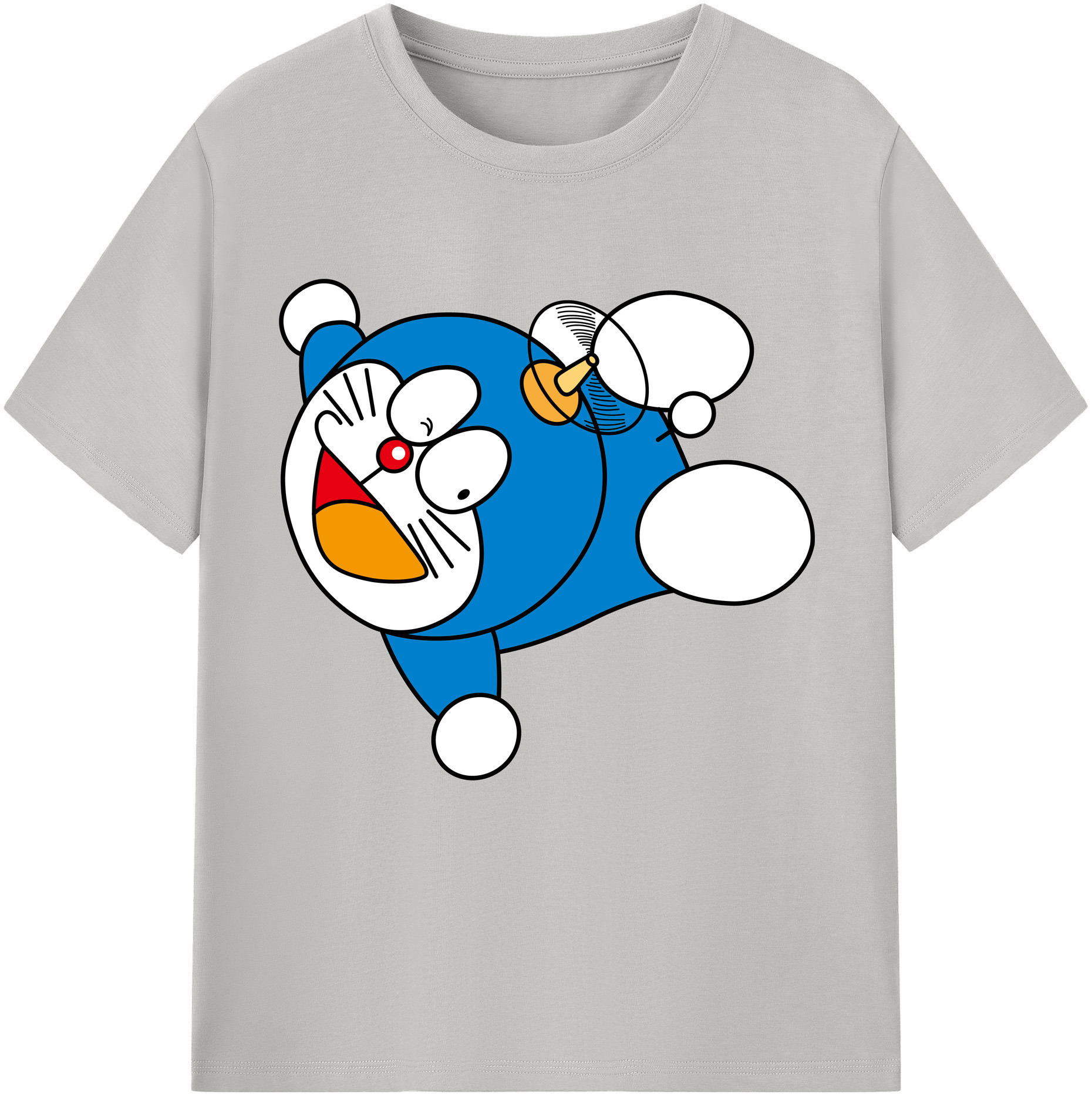 （画像用） ドラえもん Doraemon 綿100％半袖Tシャツ（フロントプリント）
