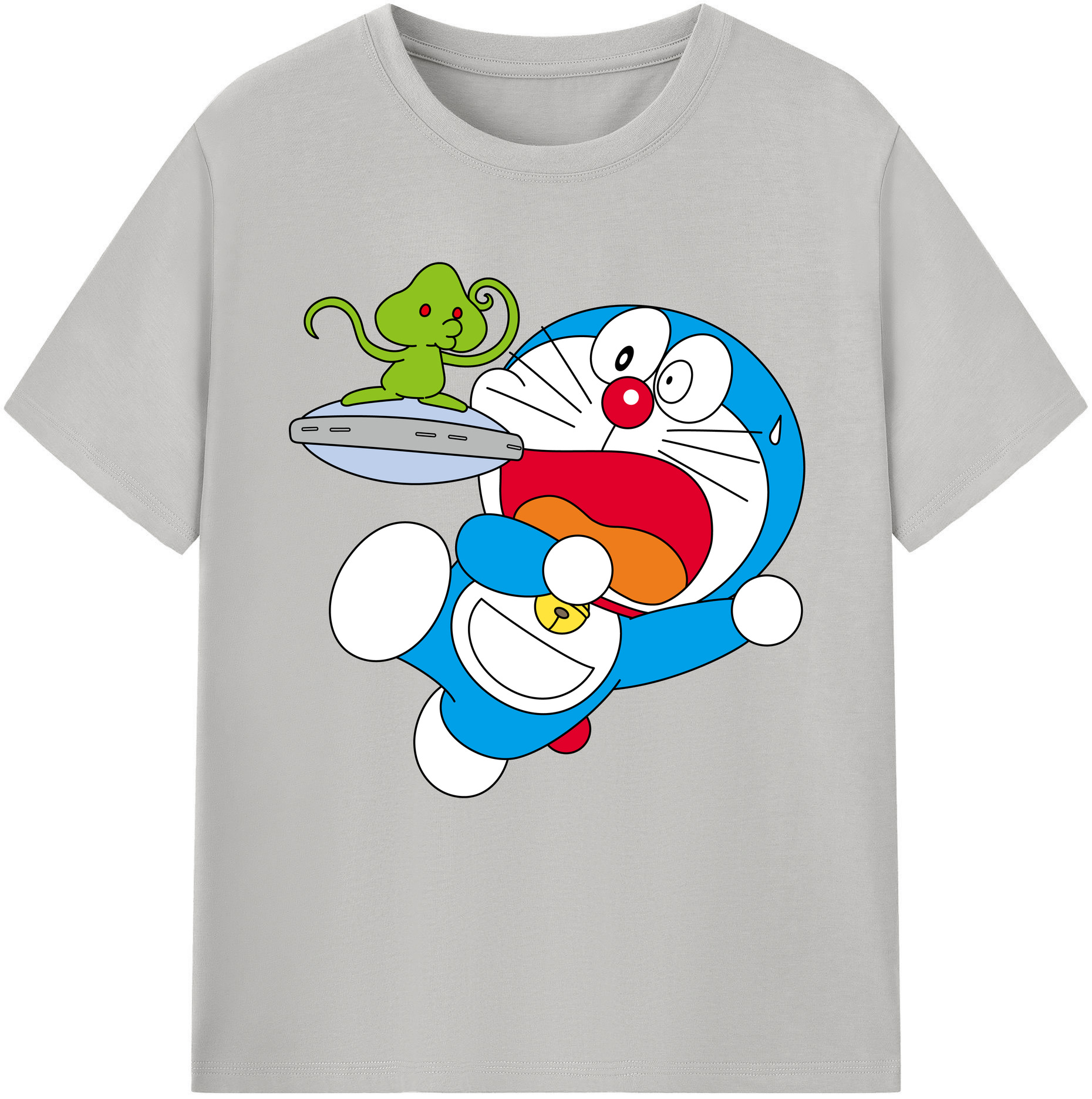 （画像用） ドラえもん Doraemon 綿100％半袖Tシャツ（フロントプリント）