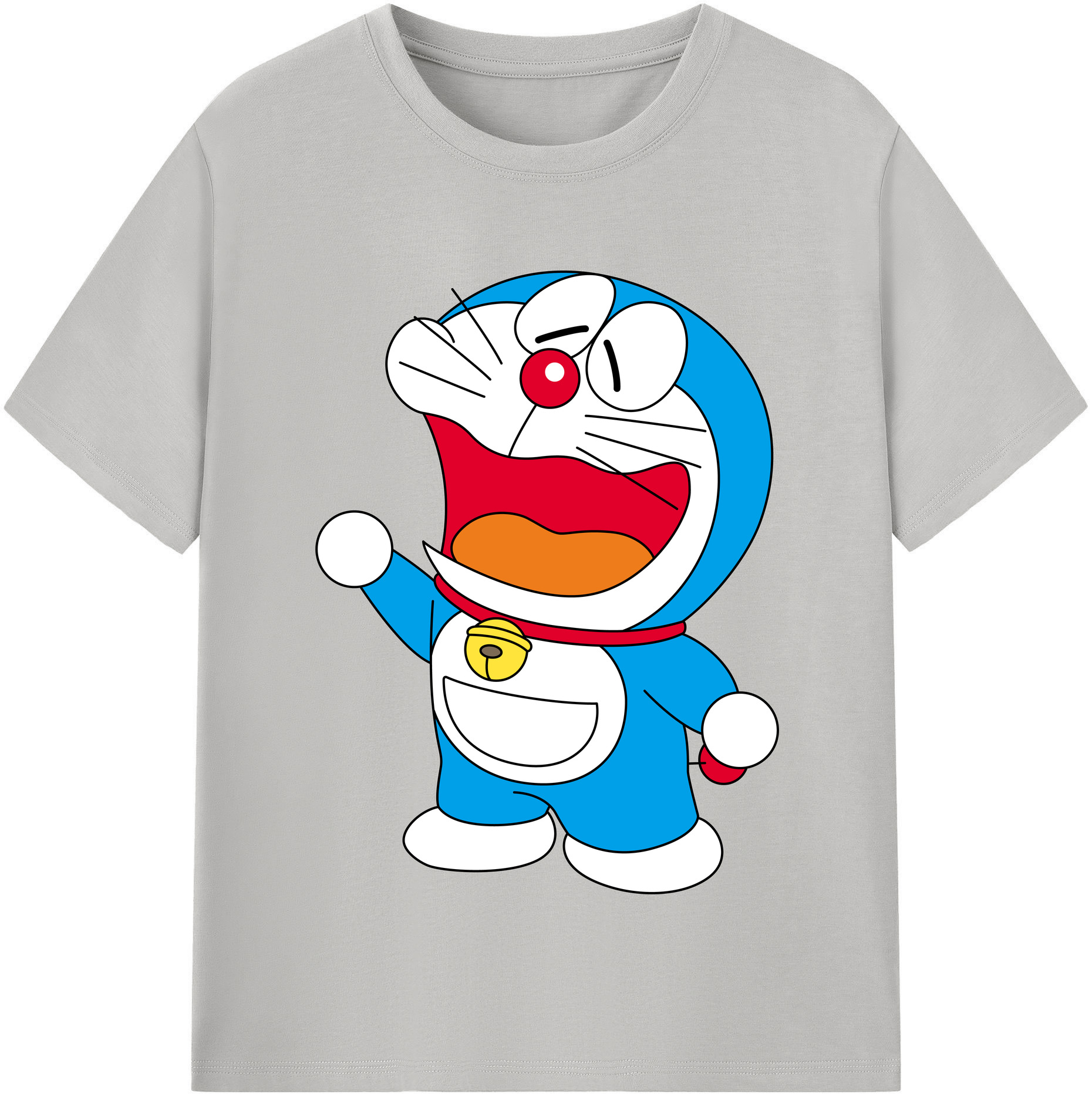 （画像用） ドラえもん Doraemon 綿100％半袖Tシャツ（フロントプリント）
