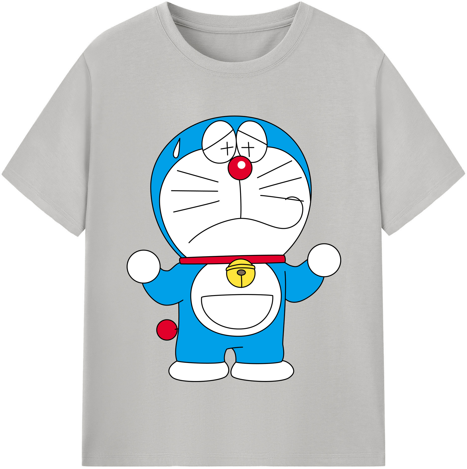 （画像用） ドラえもん Doraemon 綿100％半袖Tシャツ（フロントプリント）