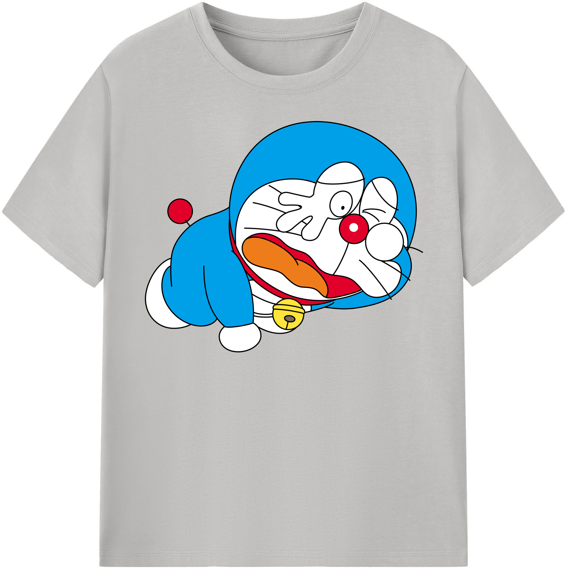 （画像用） ドラえもん Doraemon 綿100％半袖Tシャツ（フロントプリント）
