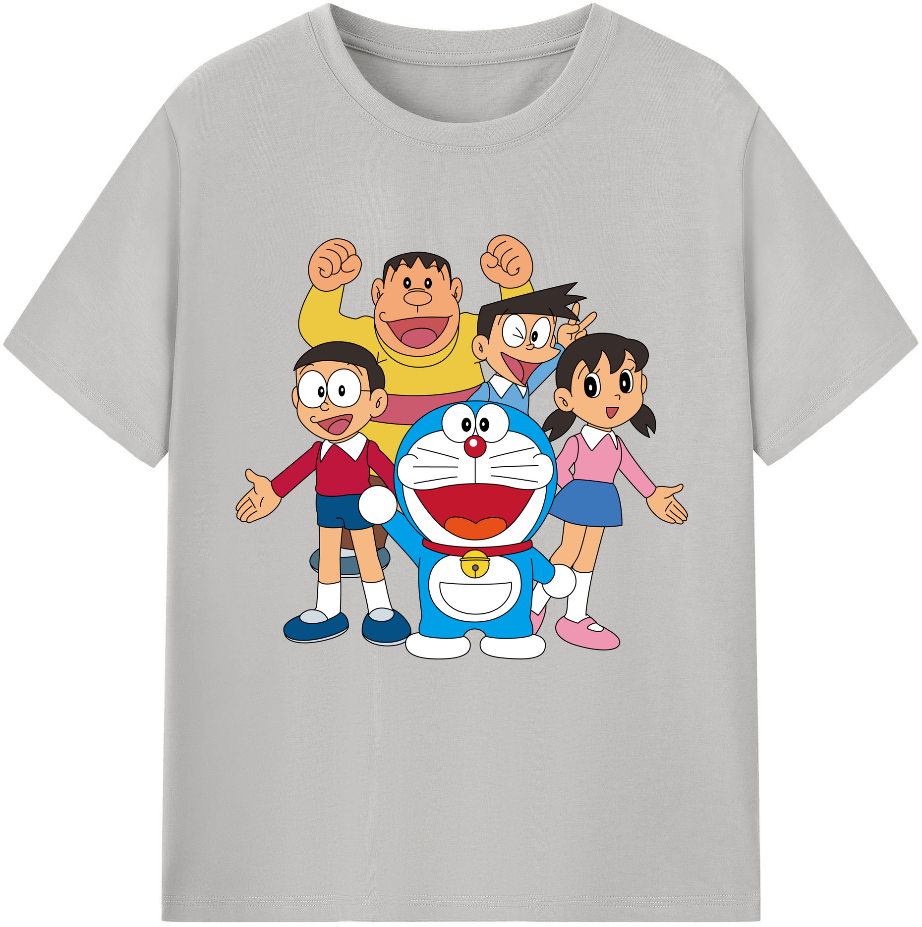 （画像用） ドラえもん 骨川 スネ夫 Doraemon Honekawa Suneo 綿100％半袖Tシャツ（フロントプリント）