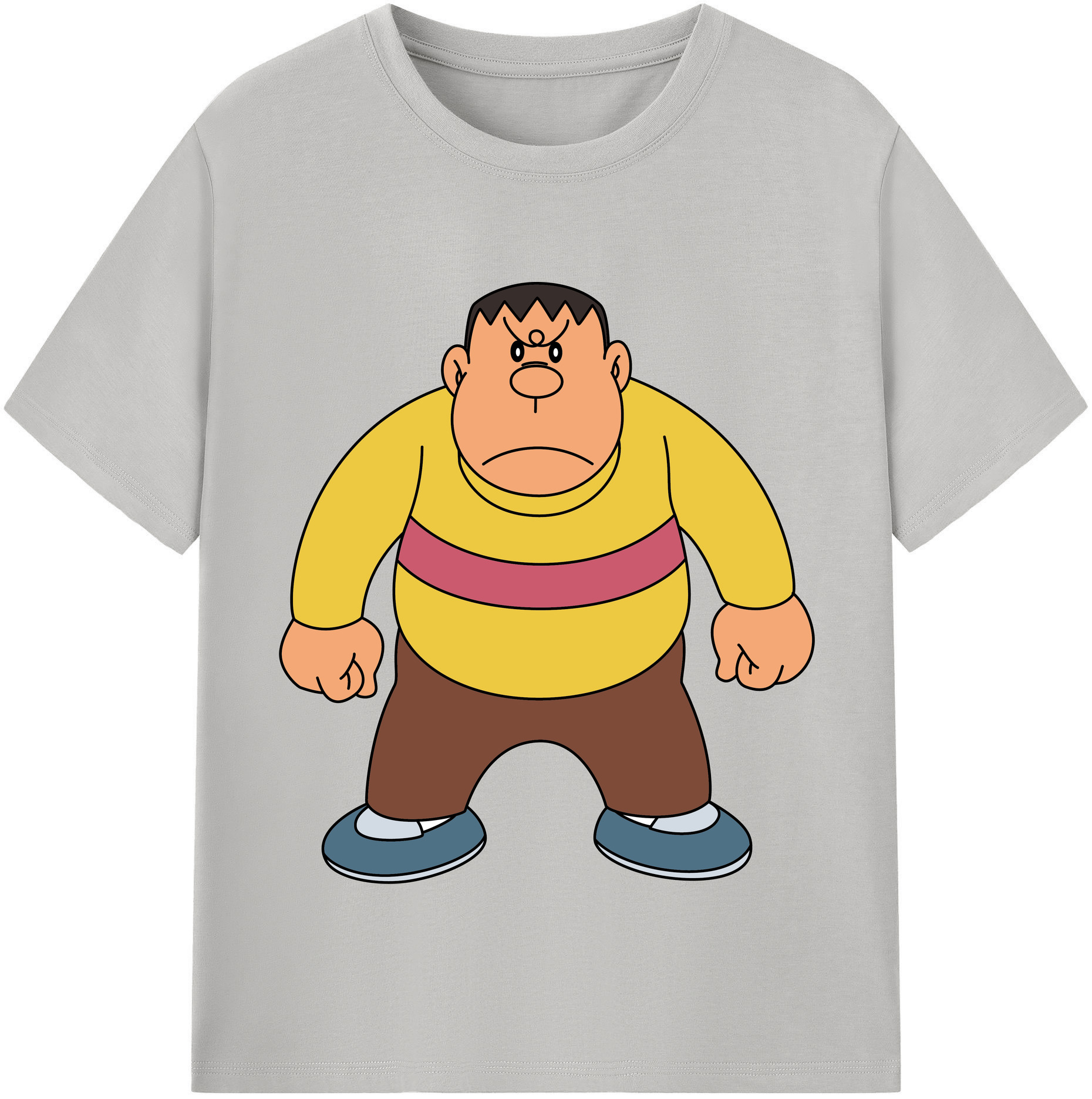 （画像用） ドラえもん 剛田武 Doraemon Gouta Takeshi 綿100％半袖Tシャツ（フロントプリント）