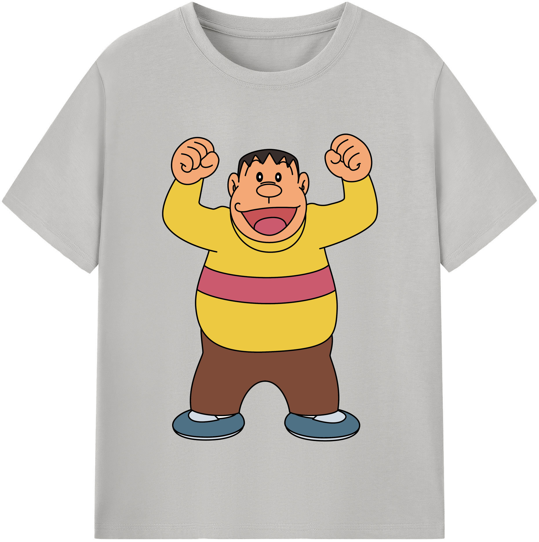 （画像用） ドラえもん 剛田武 Doraemon Gouta Takeshi 綿100％半袖Tシャツ（フロントプリント）