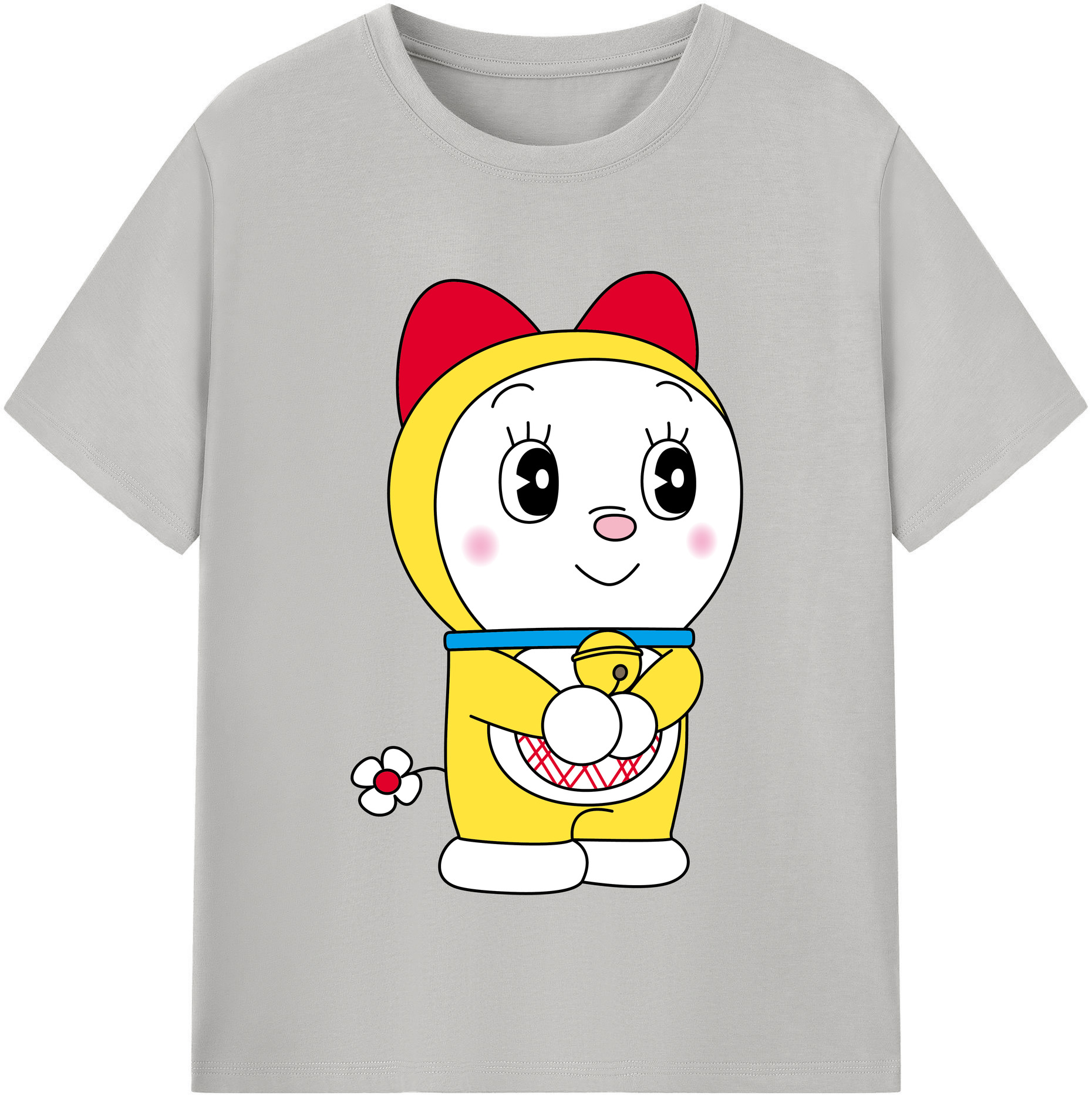 （画像用） ドラえもん ドラミ Doraemon Dorami 綿100％半袖Tシャツ（フロントプリント）