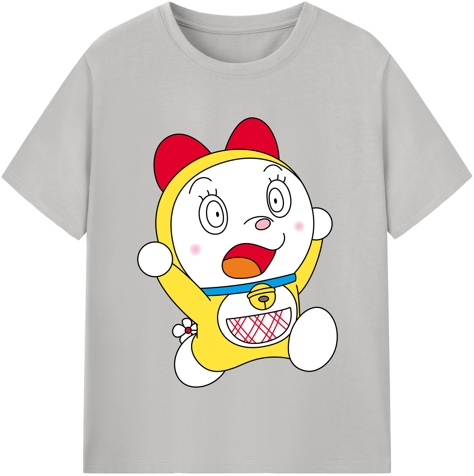 （画像用） ドラえもん ドラミ Doraemon Dorami 綿100％半袖Tシャツ（フロントプリント）