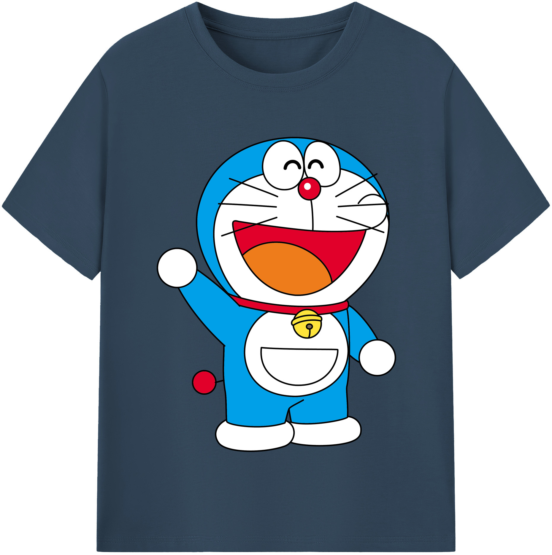 （画像用） ドラえもん Doraemon 綿100％半袖Tシャツ（フロントプリント）