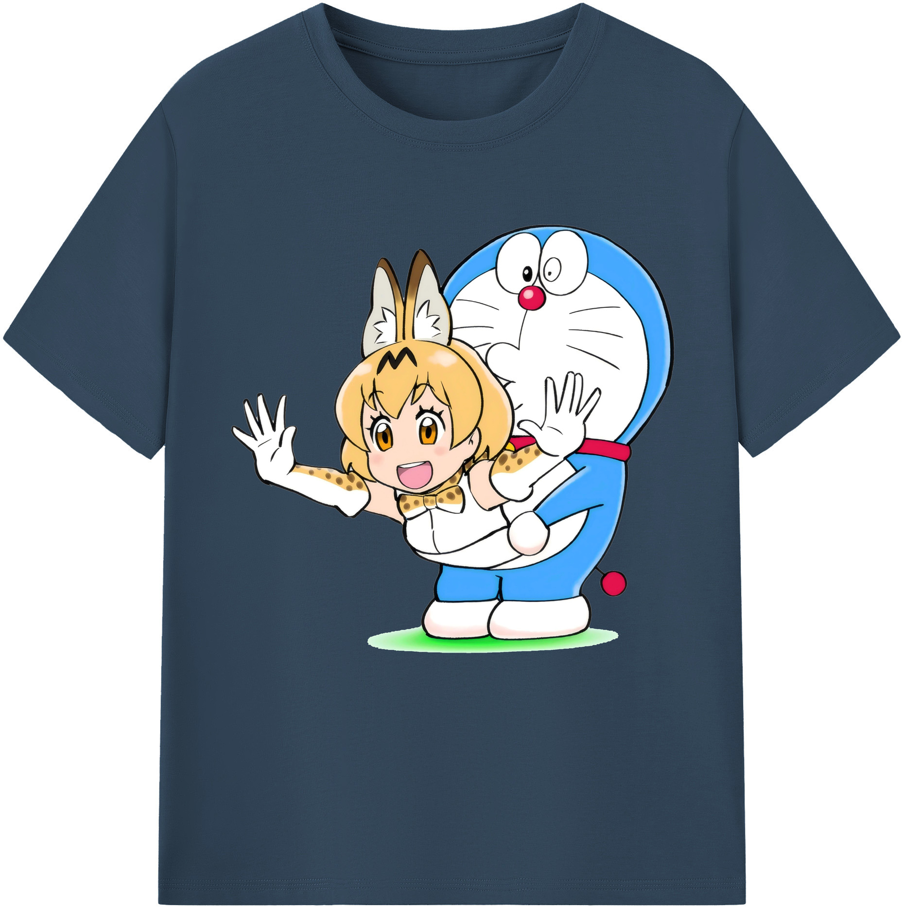 （画像用） ドラえもん Doraemon 綿100％半袖Tシャツ（フロントプリント）