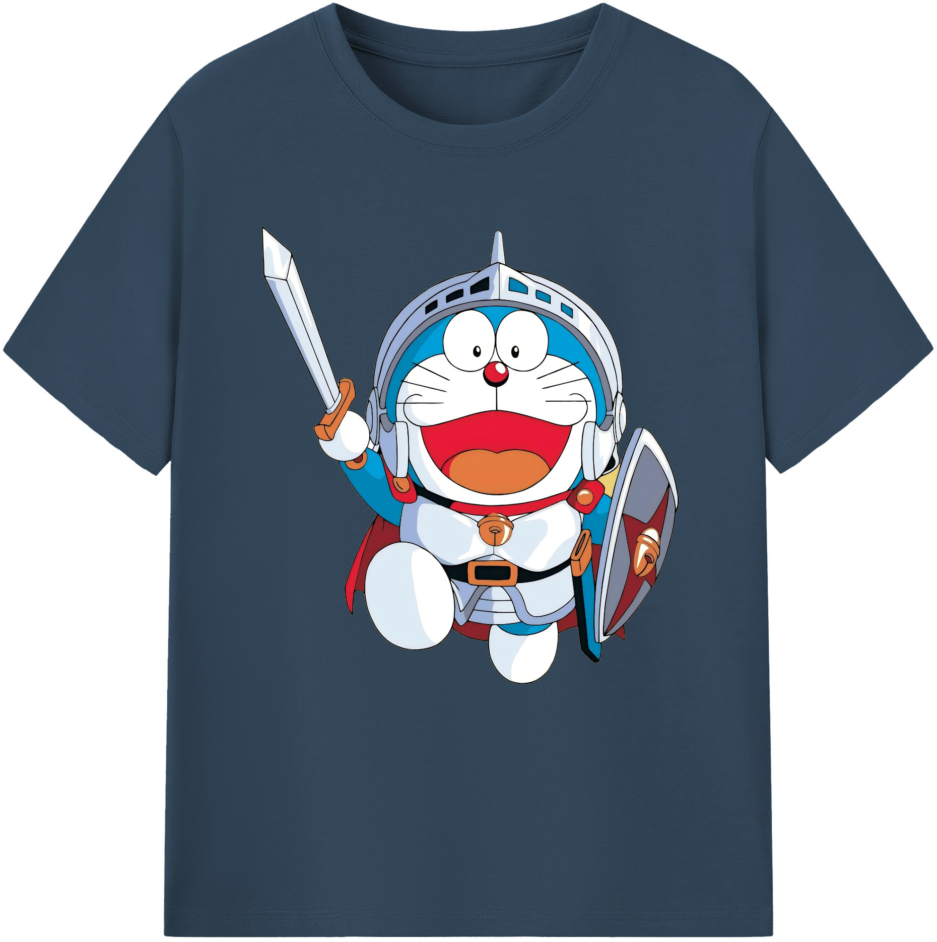 （画像用） ドラえもん Doraemon 綿100％半袖Tシャツ（フロントプリント）