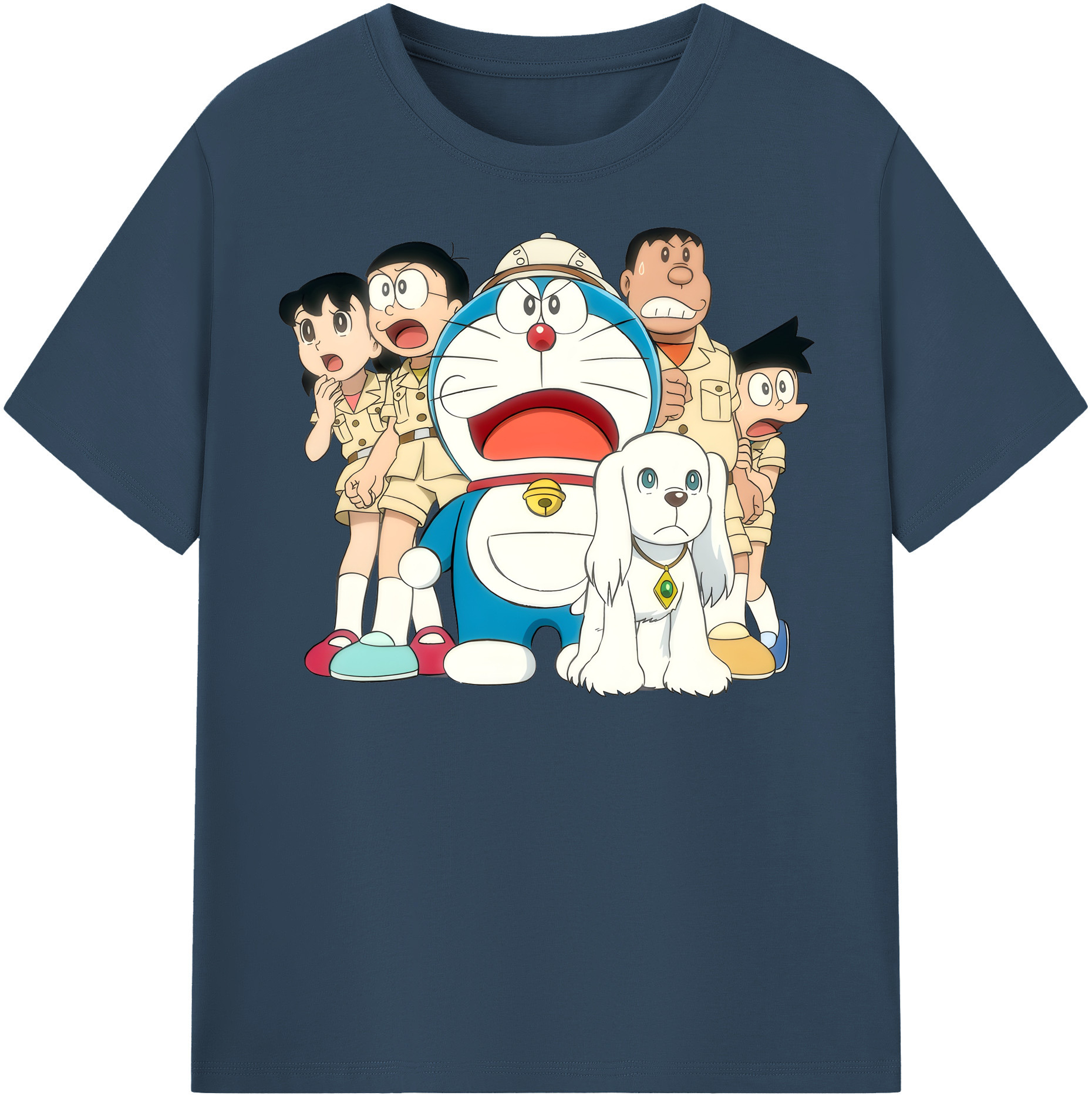 （画像用） ドラえもん Doraemon 綿100％半袖Tシャツ（フロントプリント）