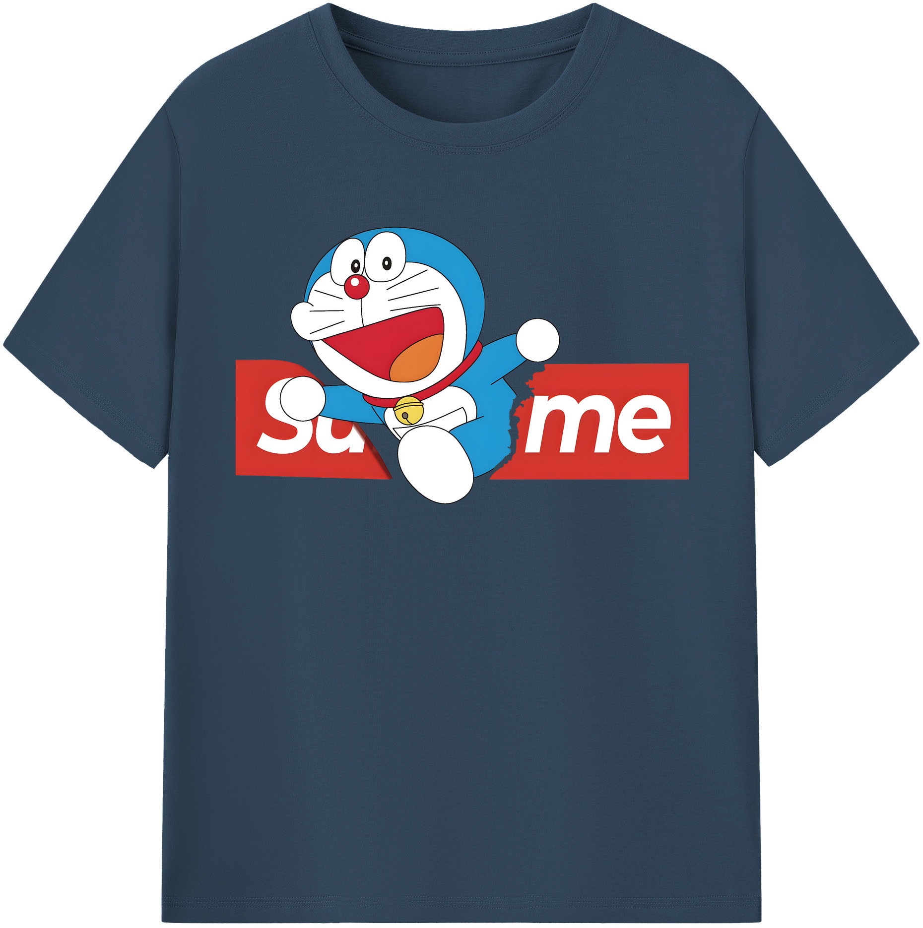 （画像用） ドラえもん Doraemon 綿100％半袖Tシャツ（フロントプリント）