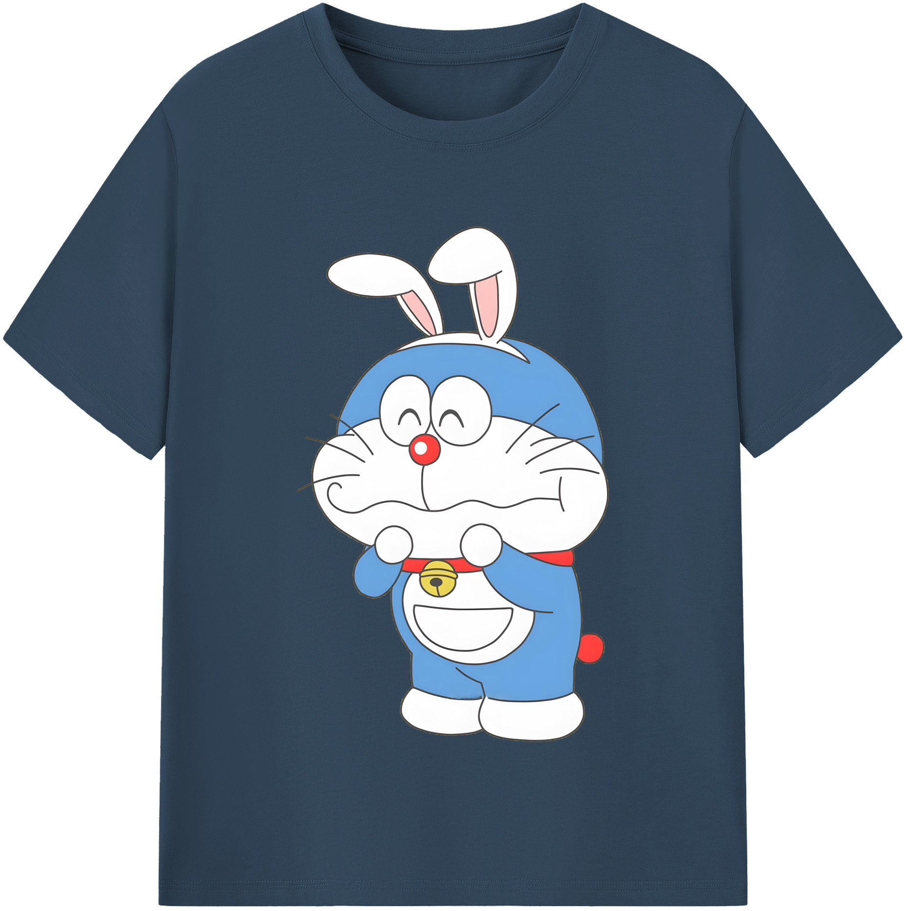 （画像用） ドラえもん Doraemon 綿100％半袖Tシャツ（フロントプリント）