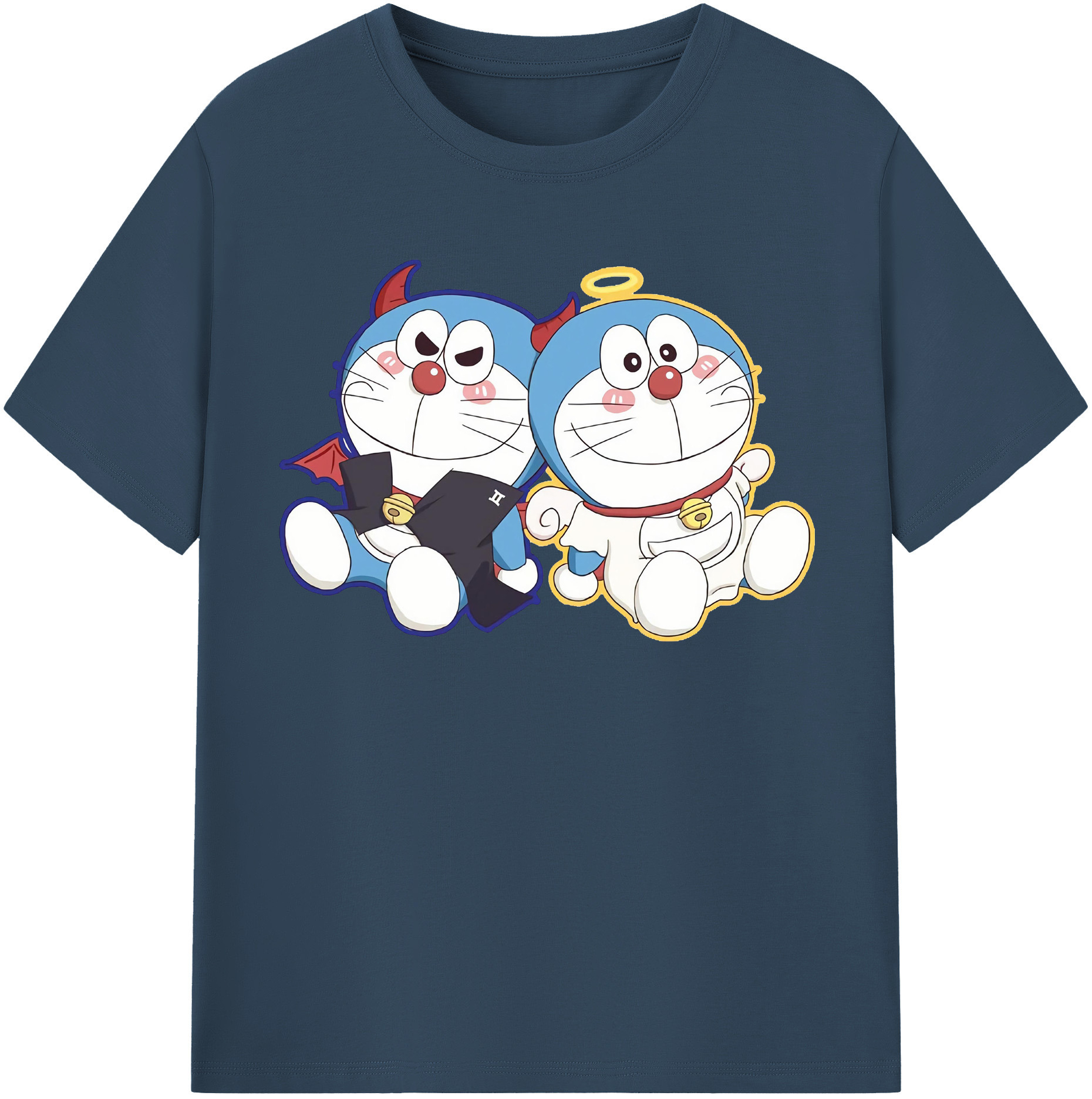 （画像用） ドラえもん Doraemon 綿100％半袖Tシャツ（フロントプリント）