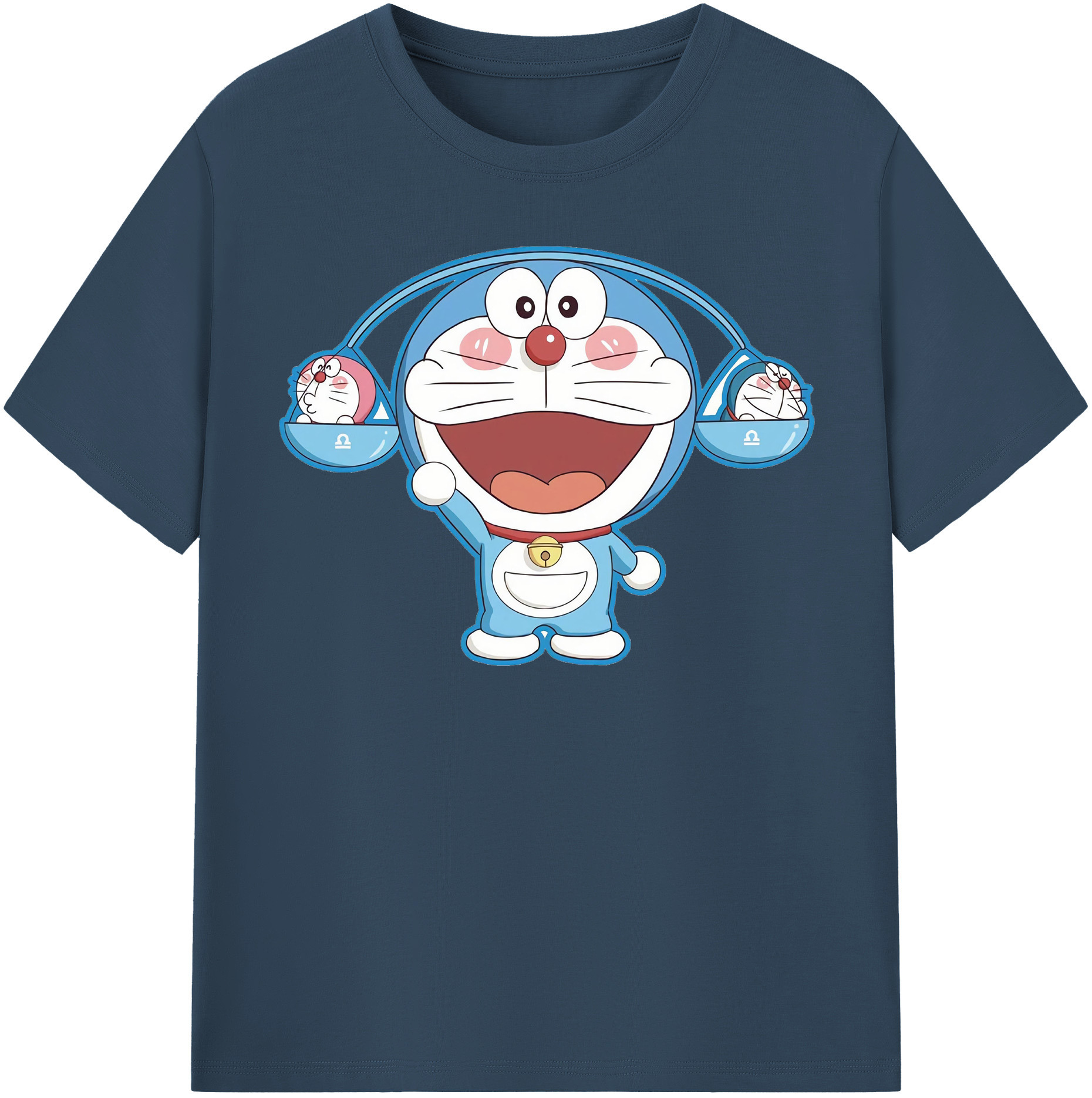 （画像用） ドラえもん Doraemon 綿100％半袖Tシャツ（フロントプリント）