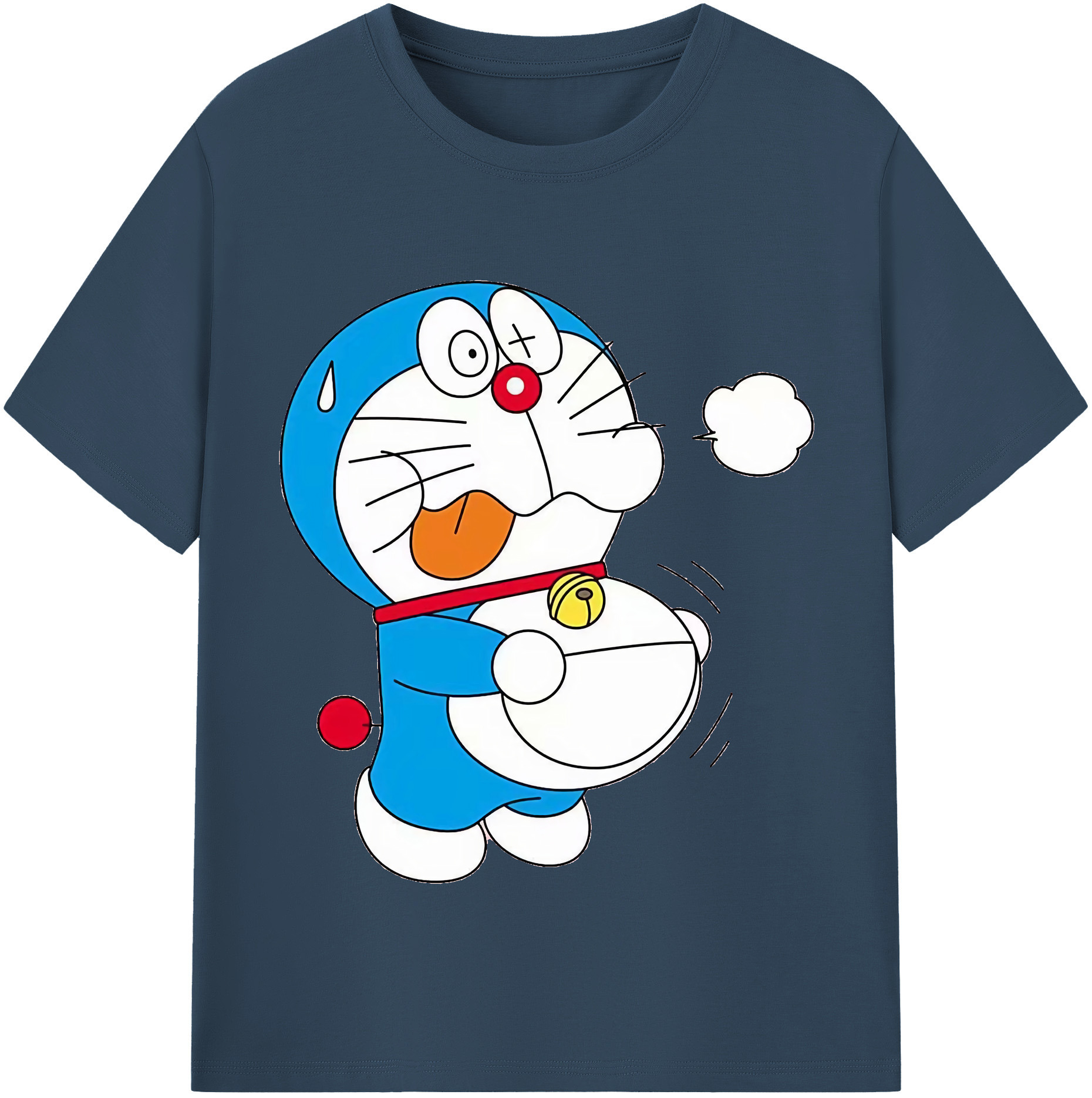 （画像用） ドラえもん Doraemon 綿100％半袖Tシャツ（フロントプリント）